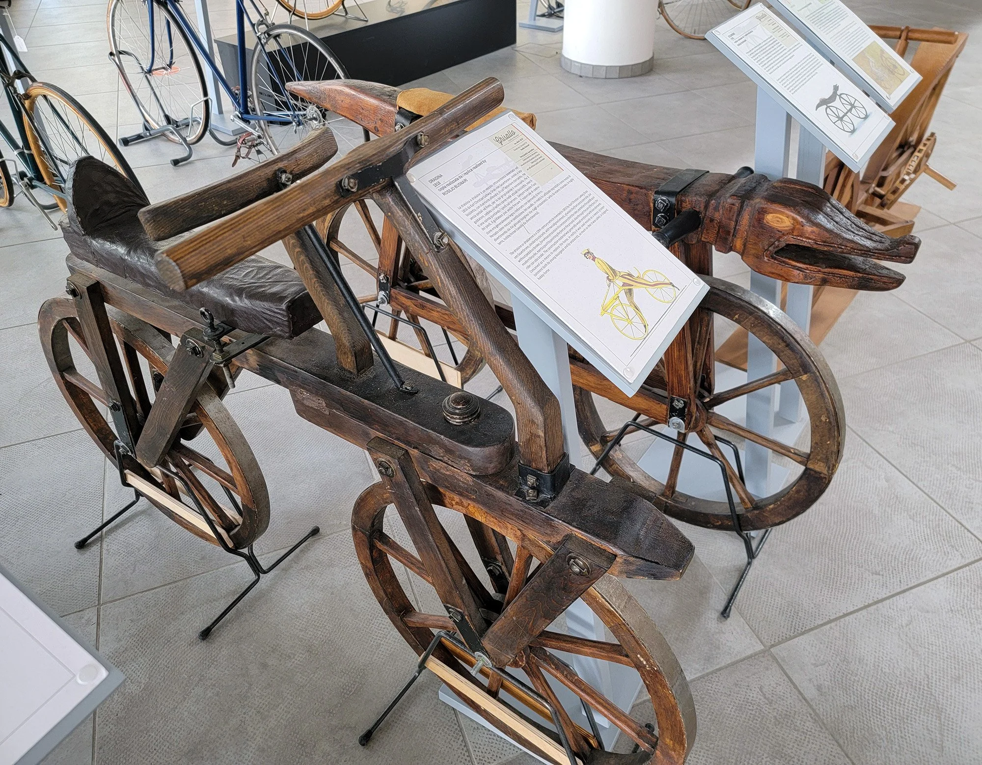 One of the best part are all the proto-bikes reconstructions
