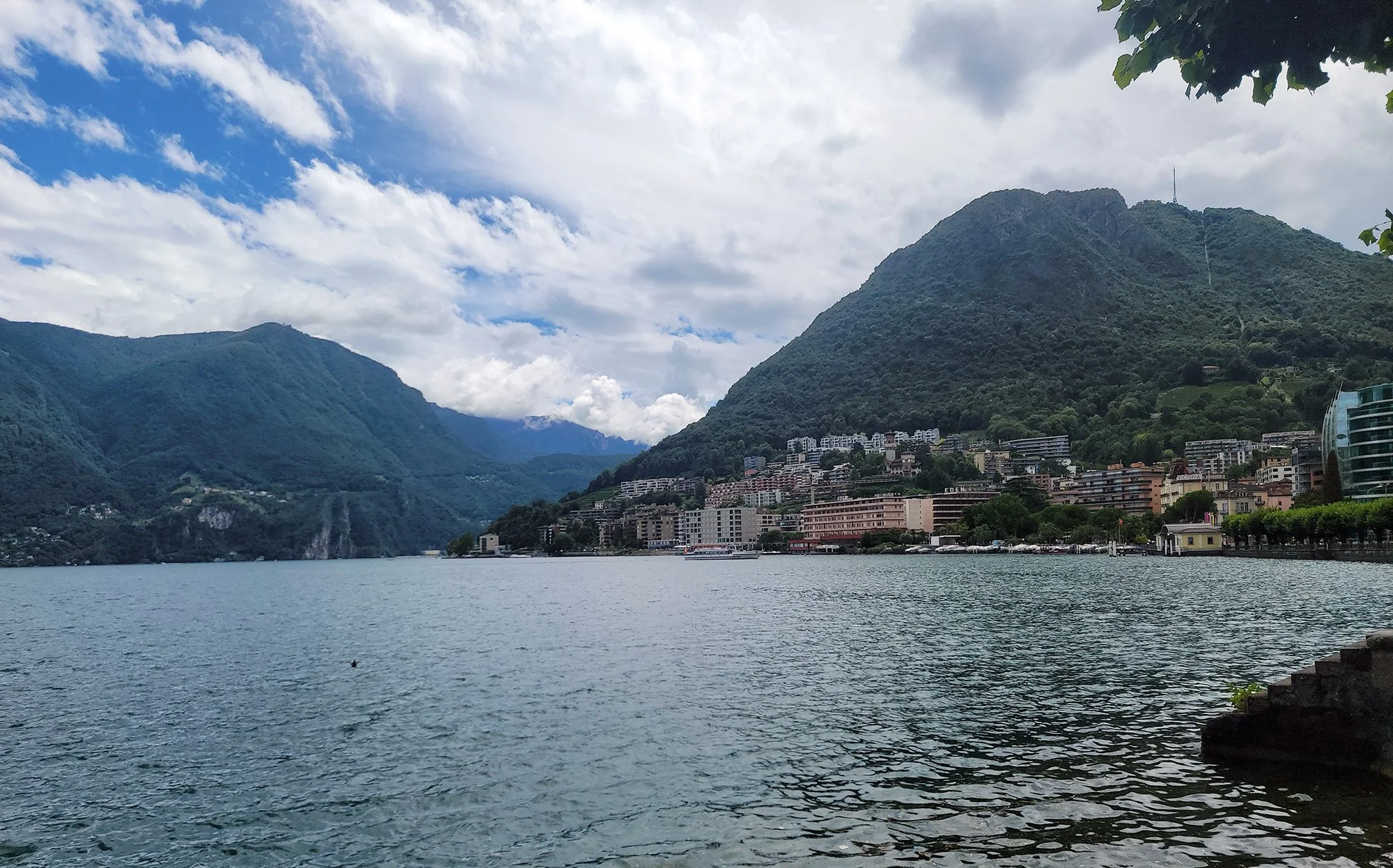 Look at the shape/size of these buildings on the Swiss side towns