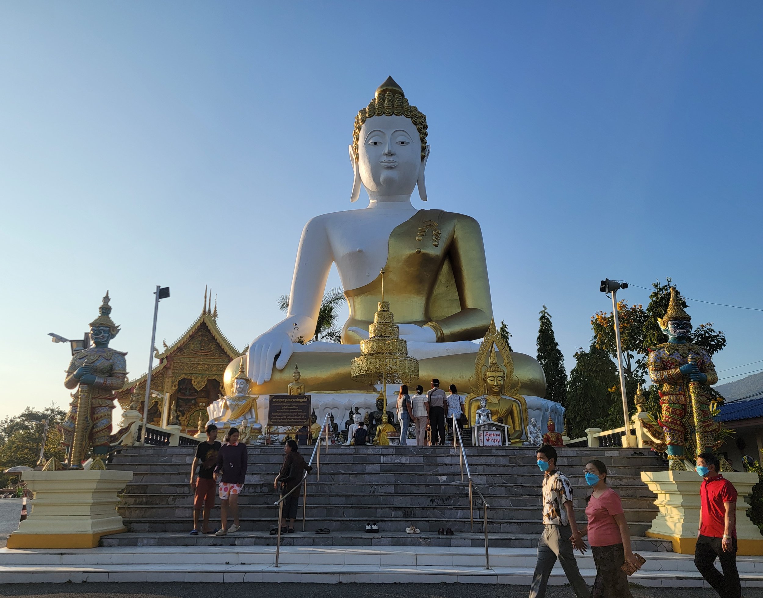 Lots of Big Buddhas and Nagas