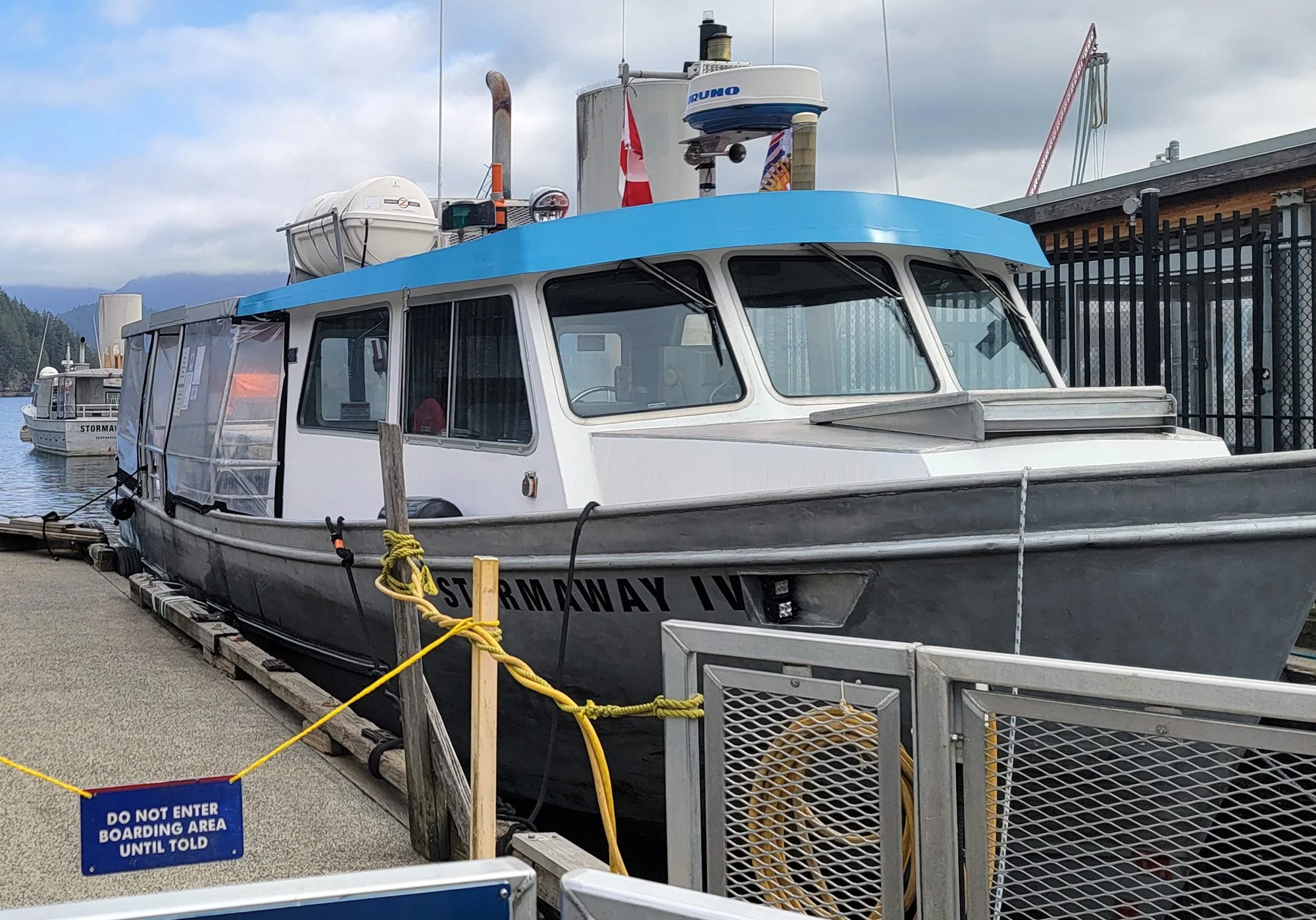 One of the tiny ferry boats that service all these remote islands