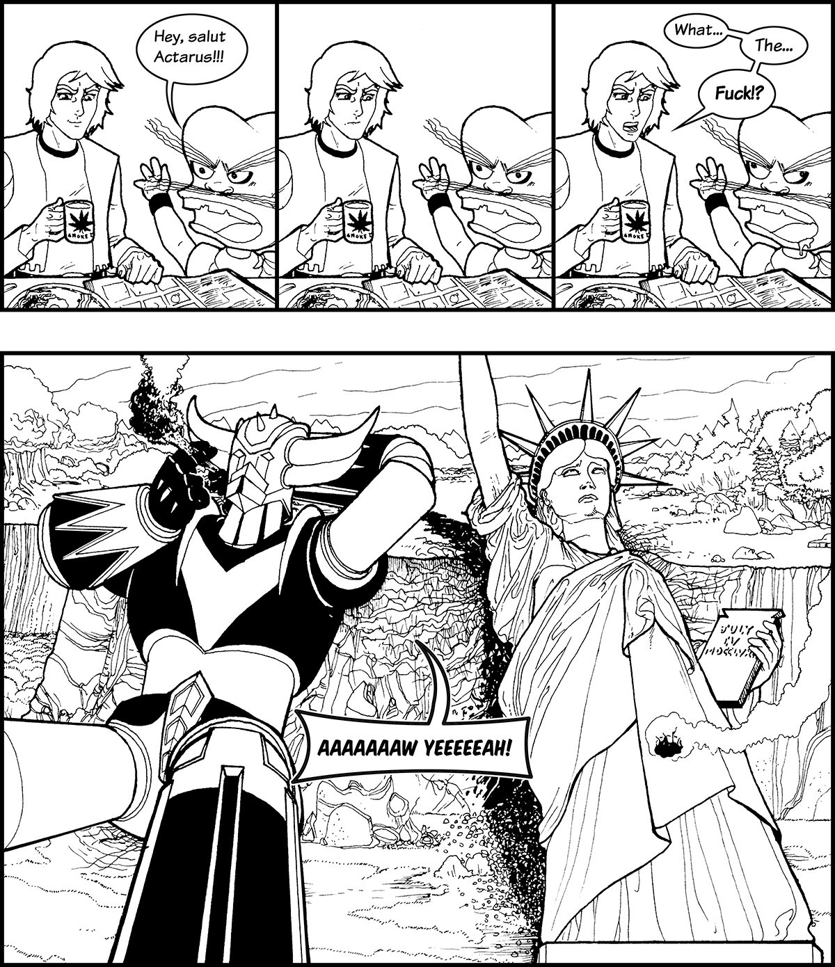 2009 - Bartstool Tale contribution comic