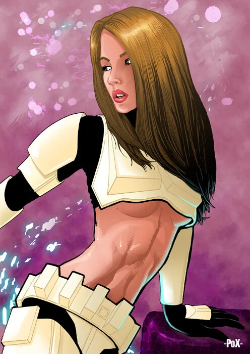 Female stormtrooper.