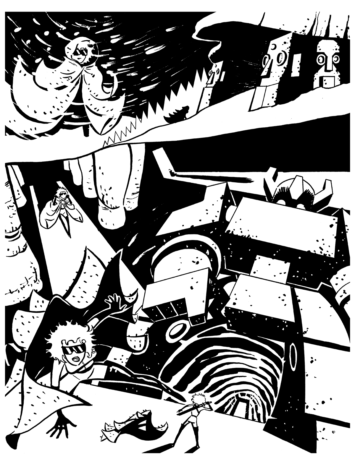 College - Samurai Jack type comic about getting a disappointing reward.