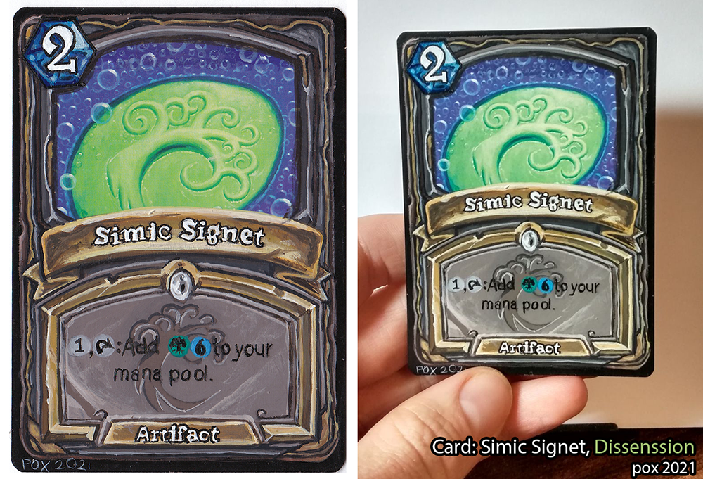 Hearthstone style Simic Signet
Card: Simic Signet, Dissenssion
90$