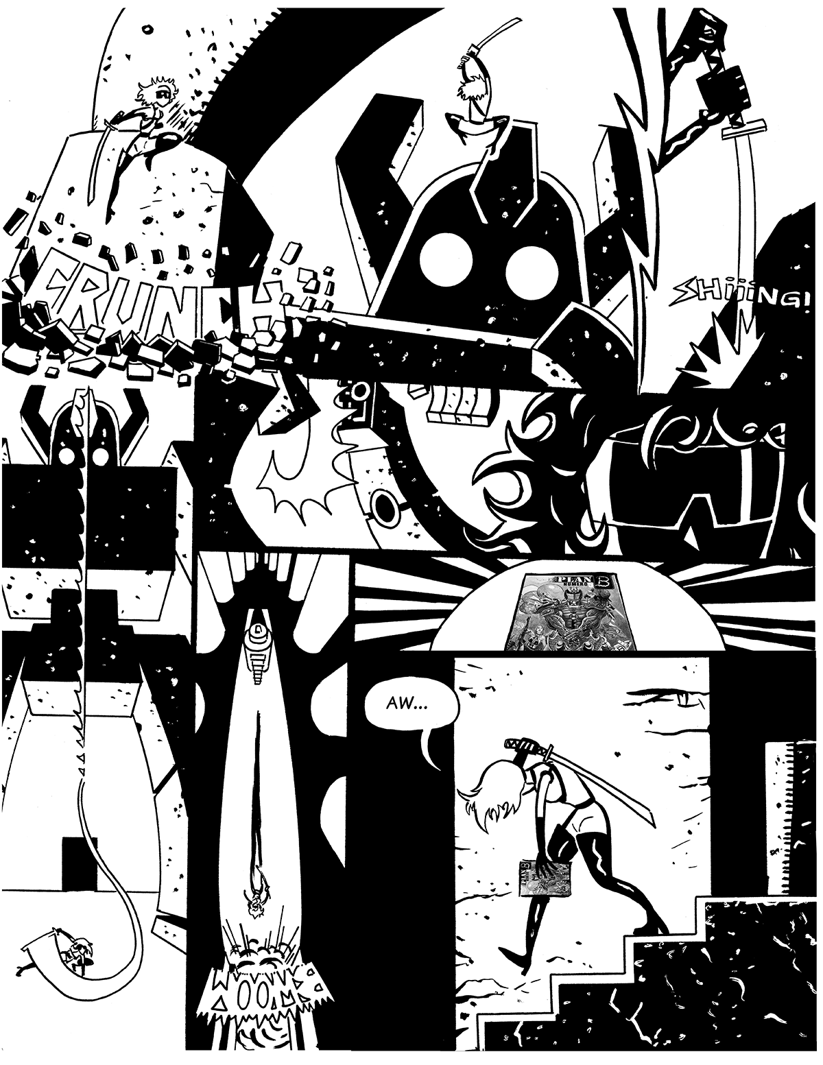 College - The reward is the student publication which this was printed in.