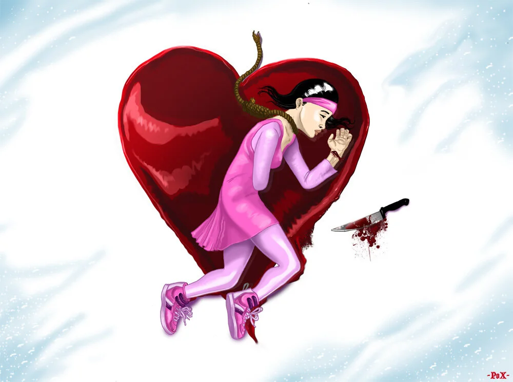 Newgrounds art contest entry. Maybe St-Valentine's related?