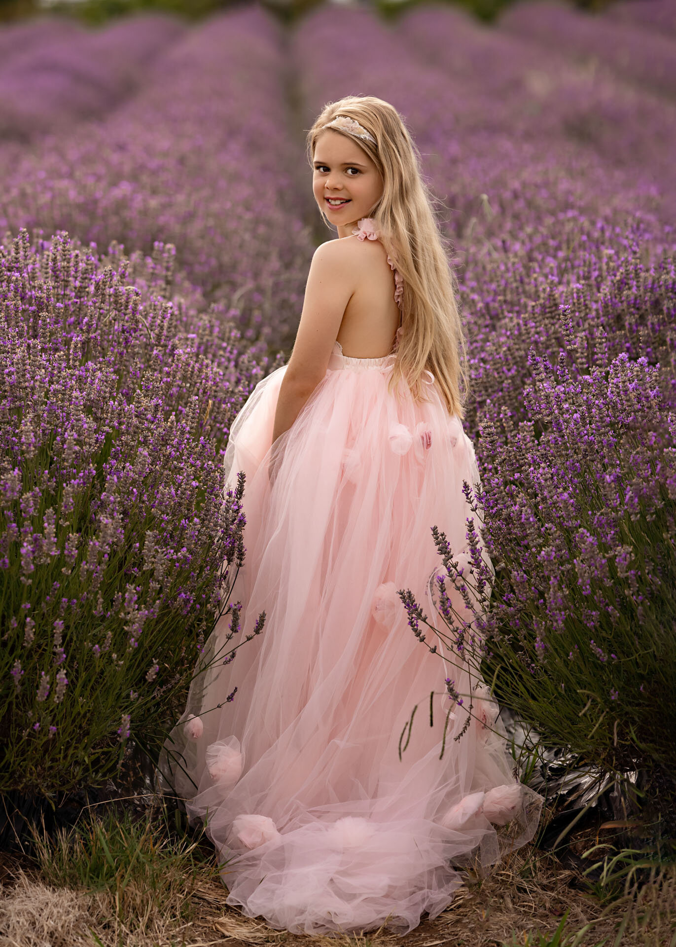 Children's Photographer Red Hill Lavender Farm