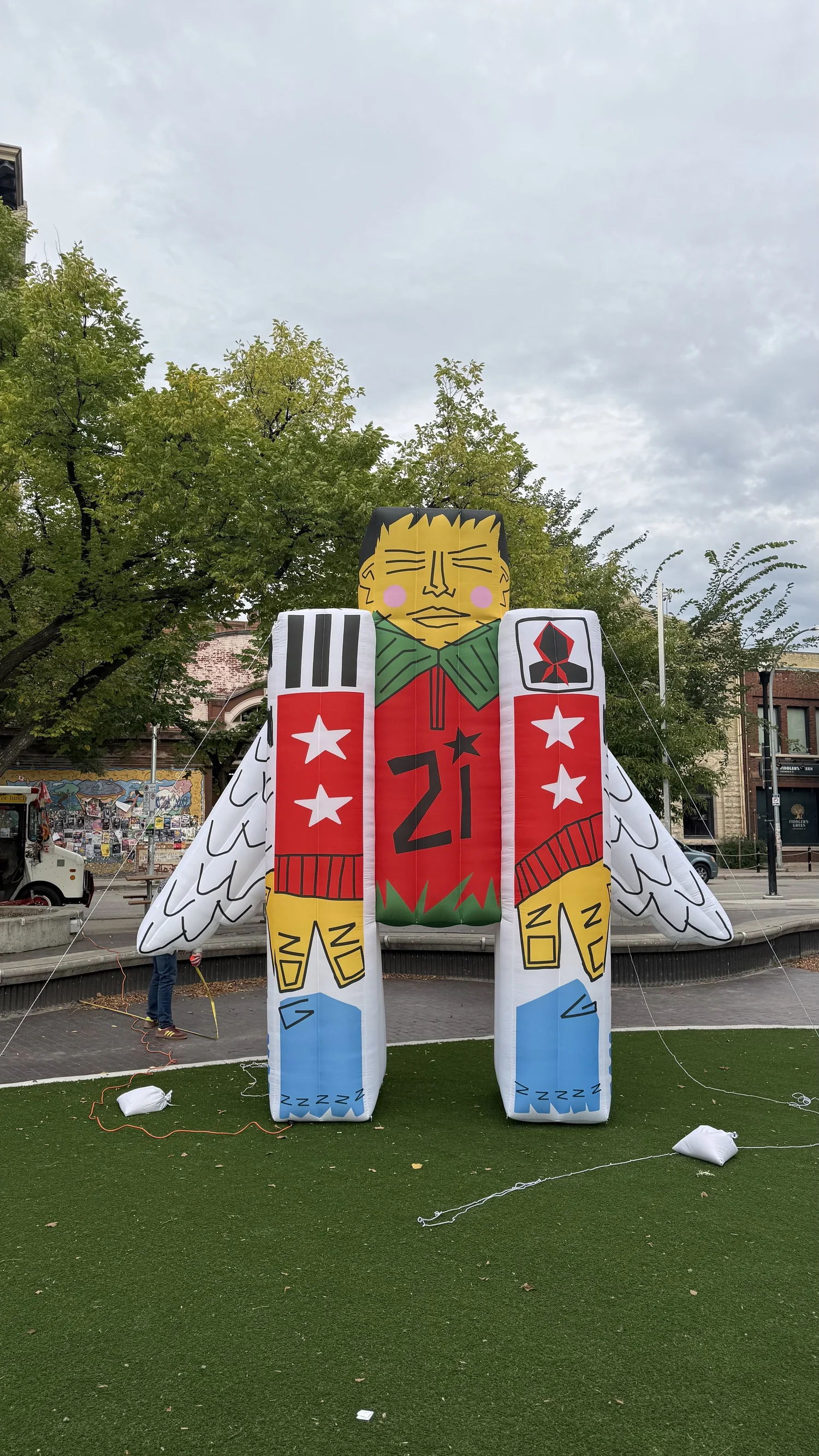 Red character / outdoor installation
