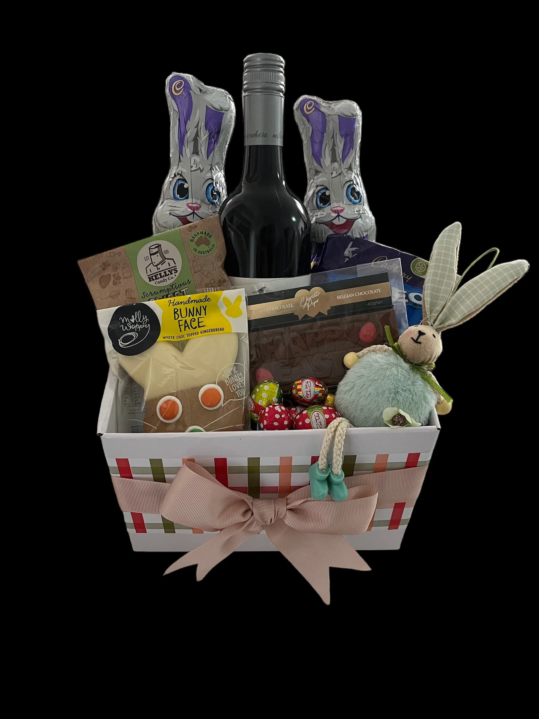 Easter wine & chocolates goodie box