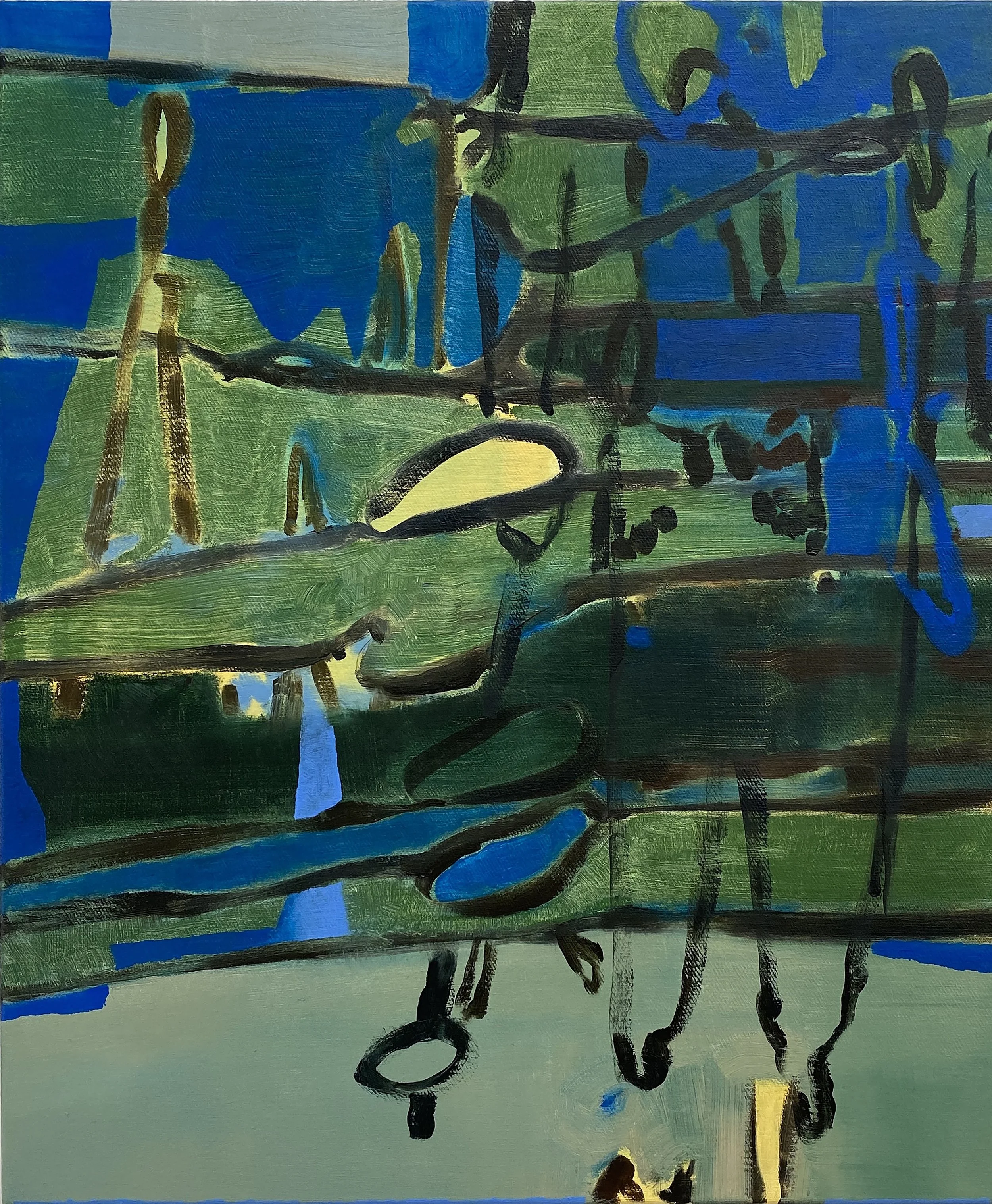 By Land, By Sea, Oil on Canvas, 2024, 60 x 50 cm