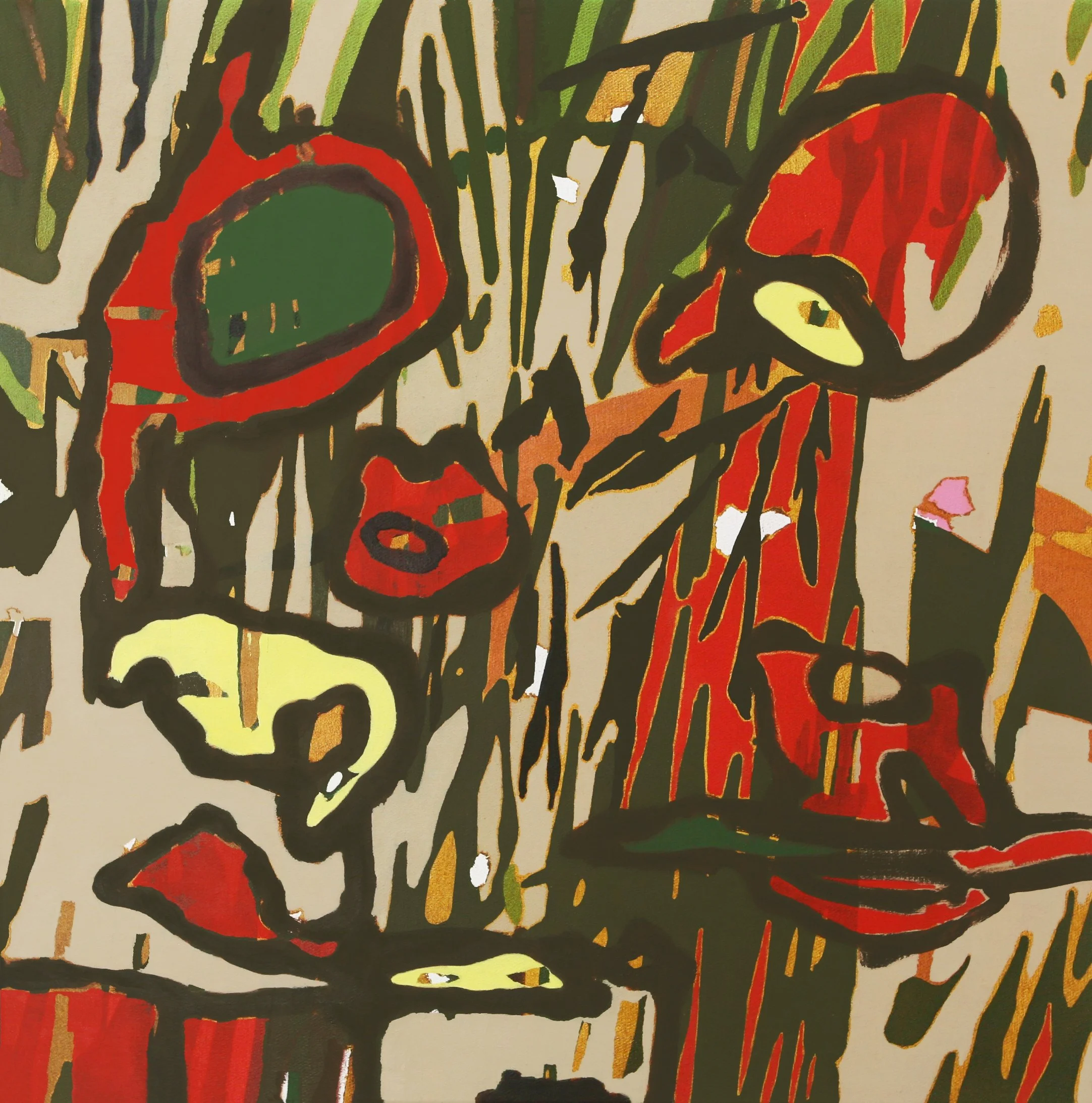 I Knew This Place, Oil on Canvas, 2023, 60 x 60 cm