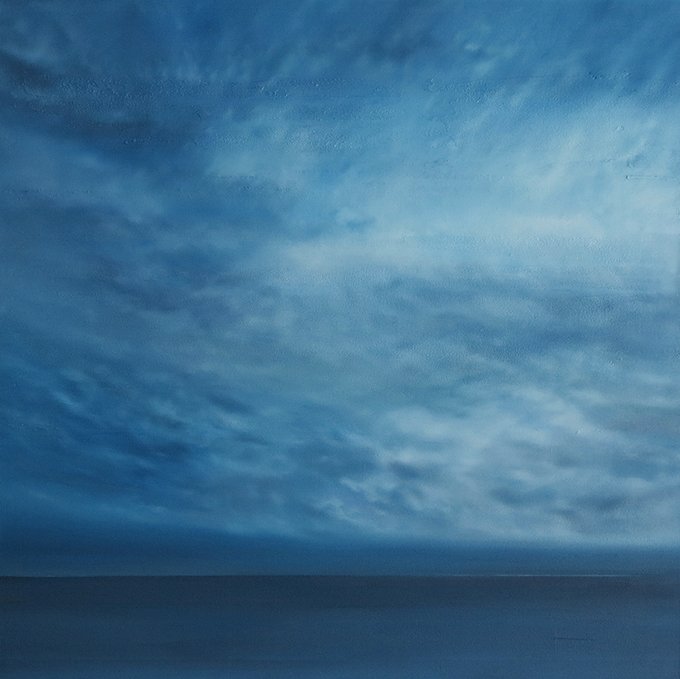 East Nineteen, Oil , Moulding Paste and Pumice on Linen, 2021, 61 x 61 cm