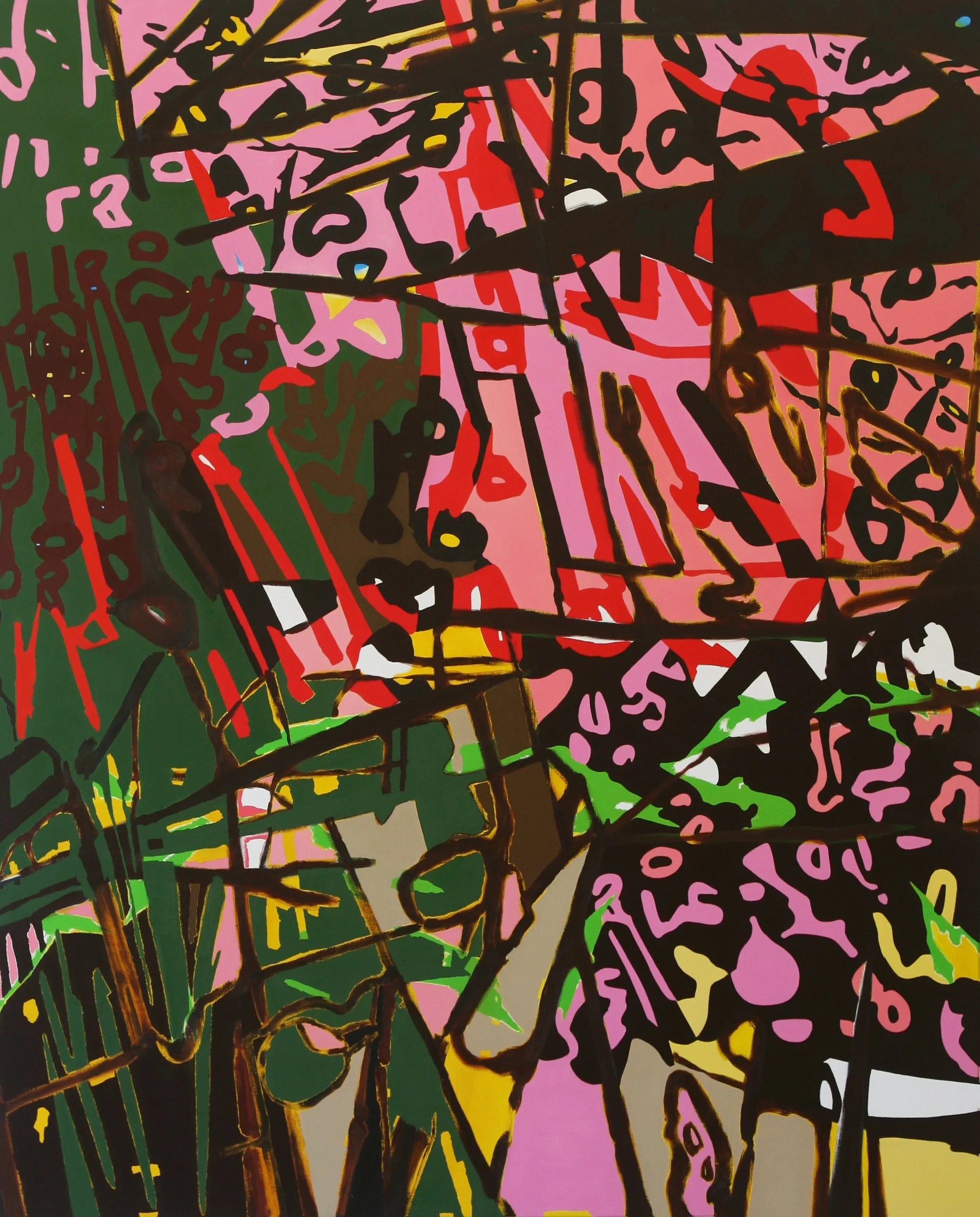When I Am Lying in Bed I Think About Life And I Think About Death, Oil on Linen, 2023, 158 x 128 cm