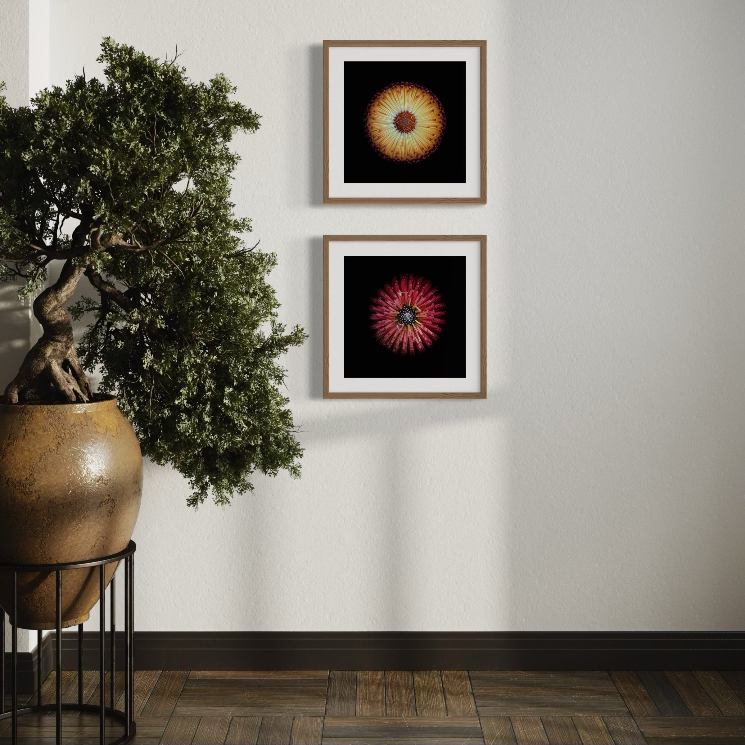 The Symmetry Within – Diptych Set (2 Fine Art Prints, Framed or Unframed)