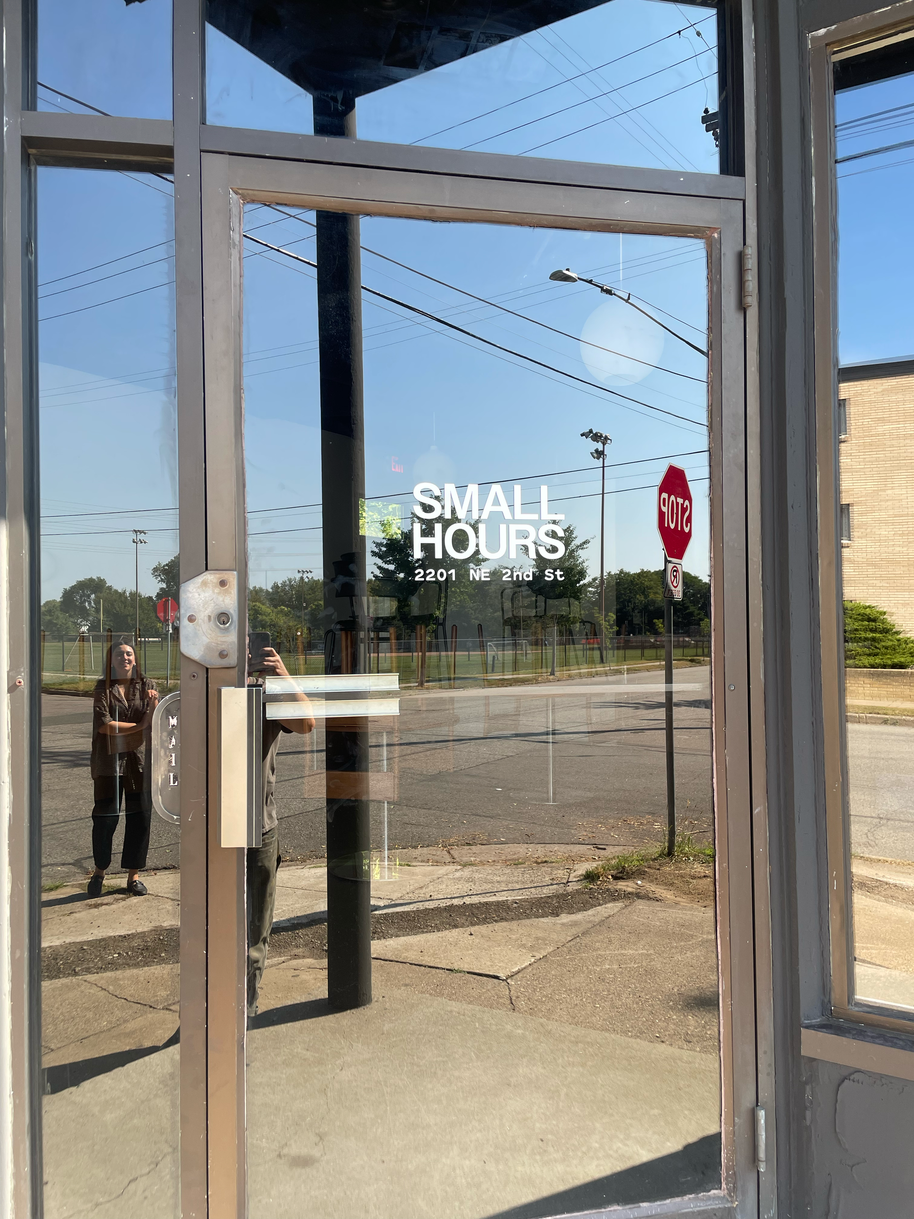 Vinyl Letter for Small Hours wine bar