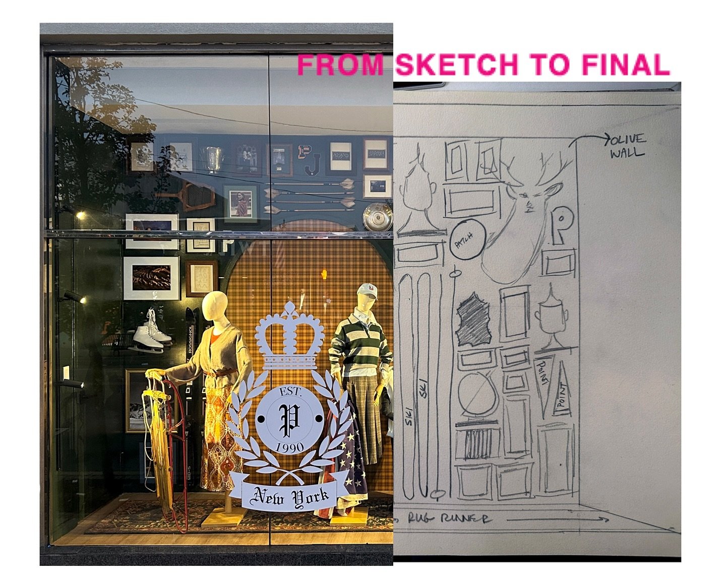 Every window tells a story&mdash;and here&rsquo;s how we craft ours. 
➡️➡️ Swipe through for the behind-the-scenes magic. ➡️➡️
We begin with the collection, discovering its personality and what it wants to say. After building an inspiration world, we