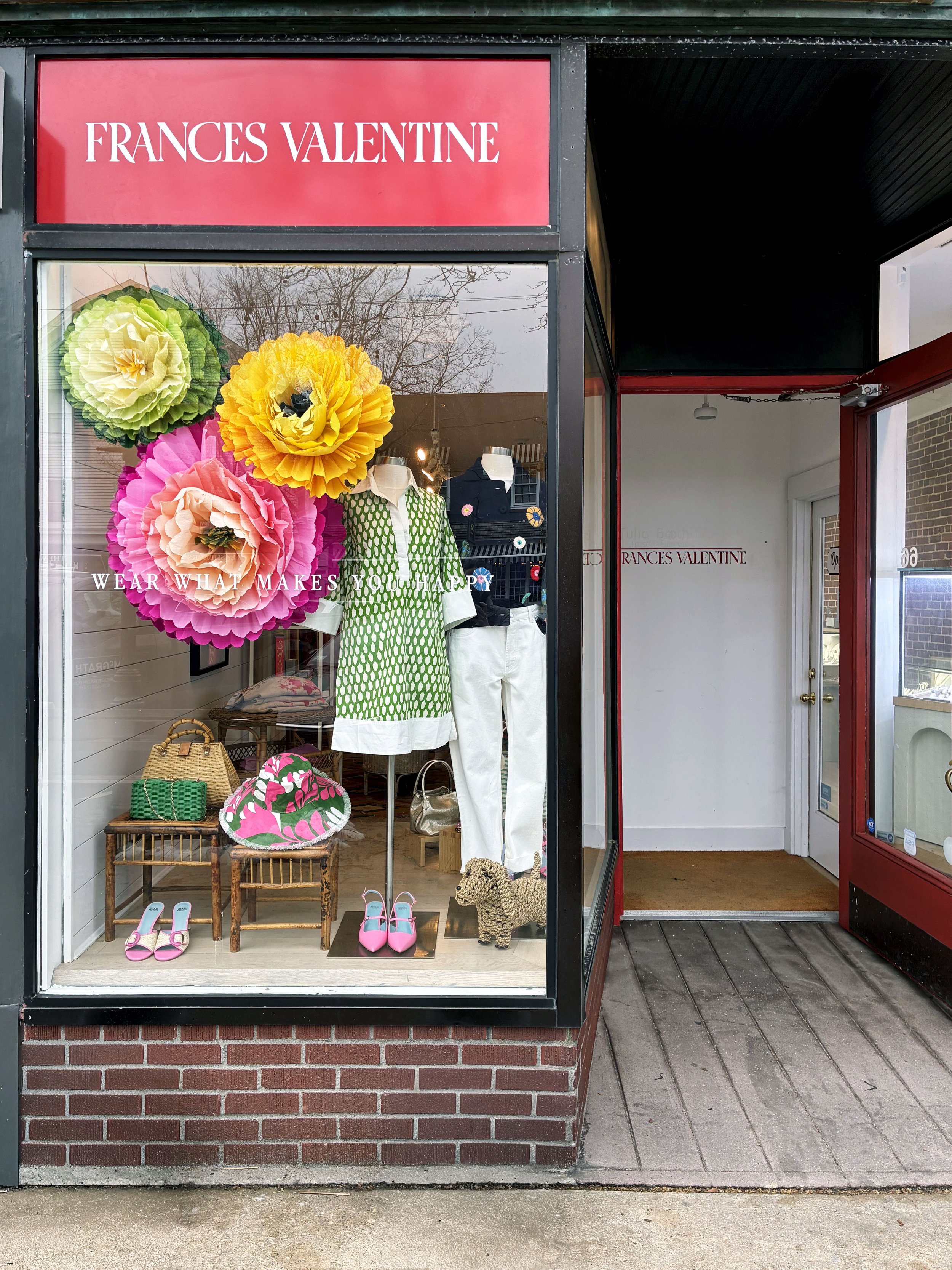 Sag Harbor Location for Frances Valentine - Window Designer NIck Sizemore 