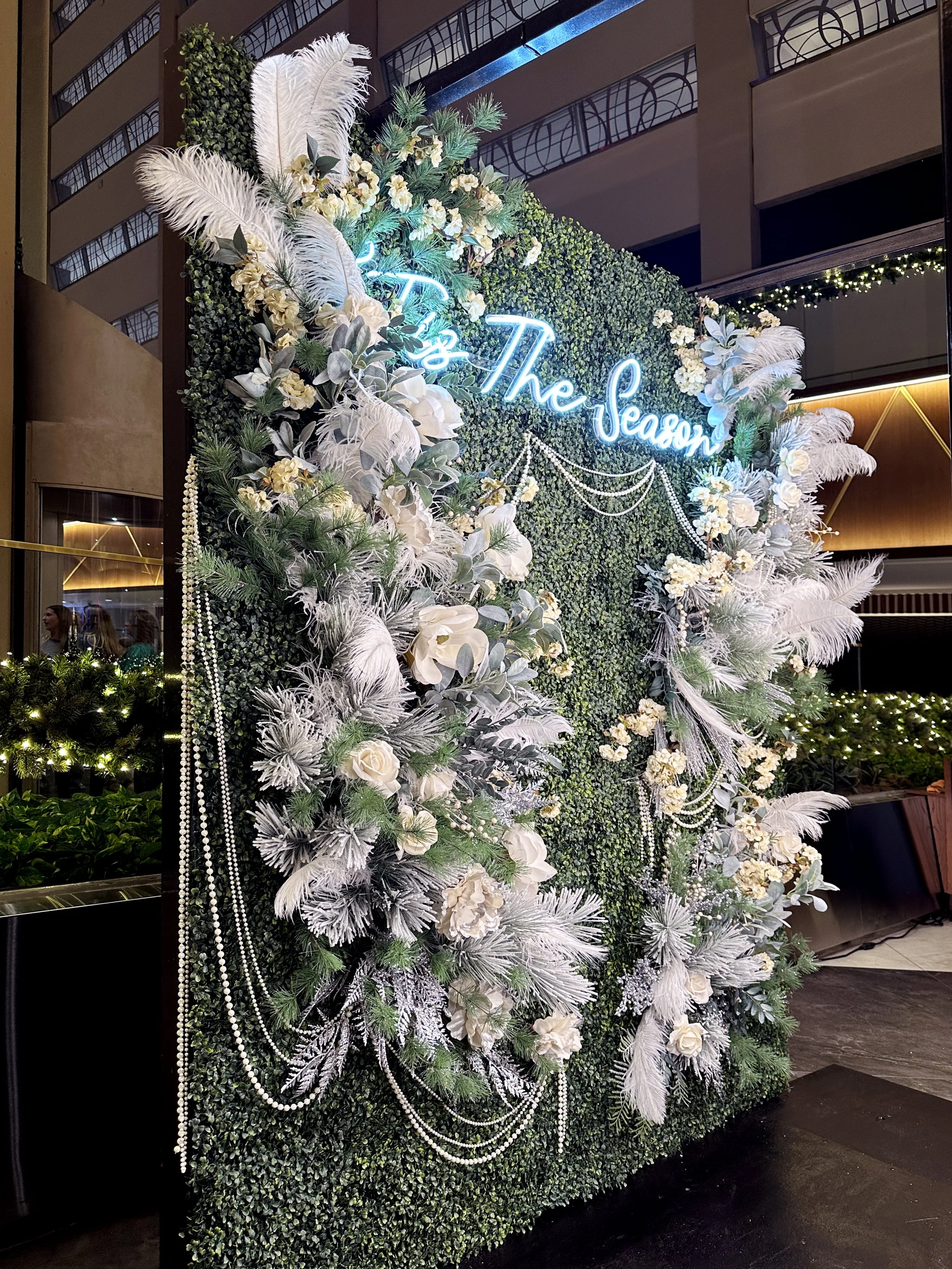 "Showgirl in the Snow" Photobooth for the Times Square hotel, New York Marriott Marquis Hotel