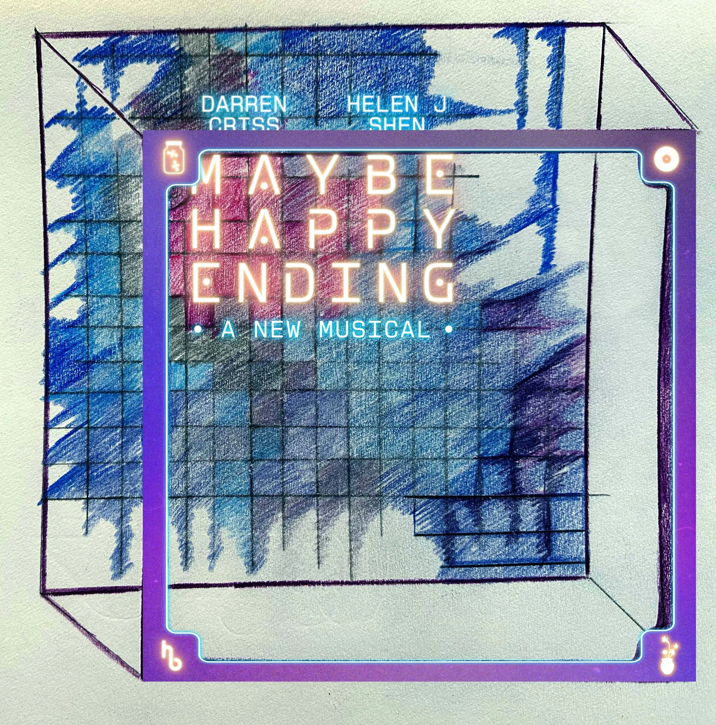 Maybe Happy Ending - Broadway Show - Sketch of Design