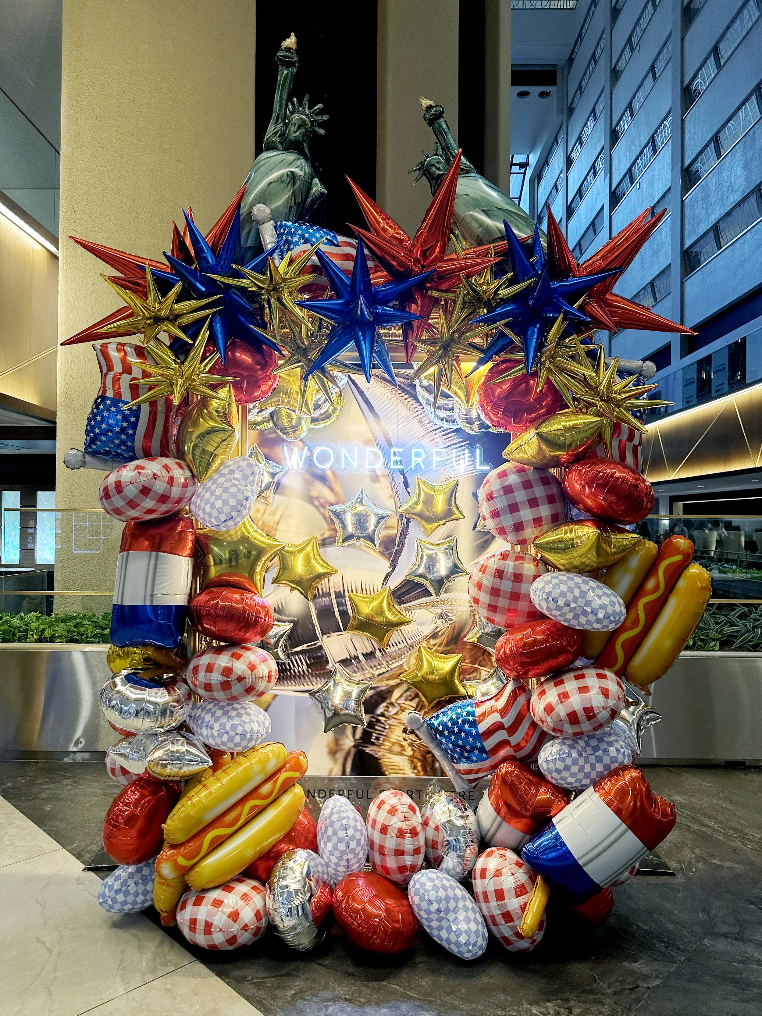 4th of July Balloon explosion Photobooth.  