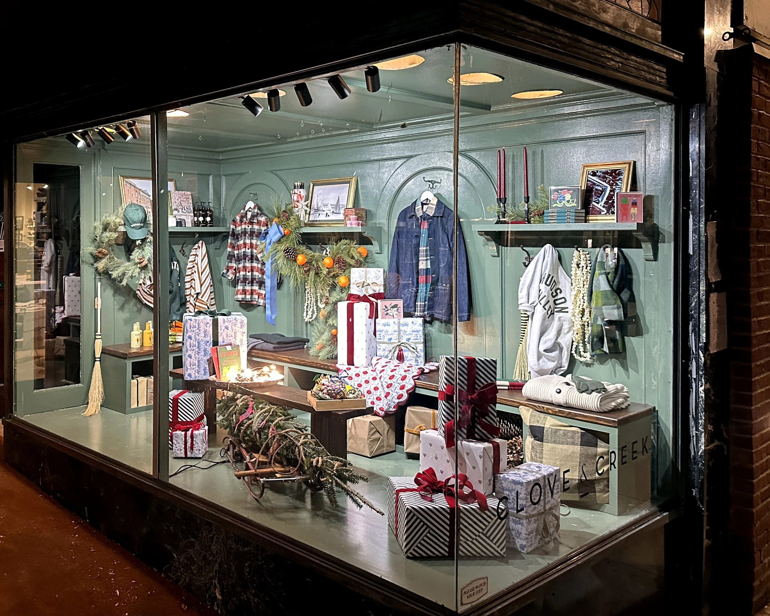 Window Designer Nick Sizemore for Clove and Creek, Hudson NY