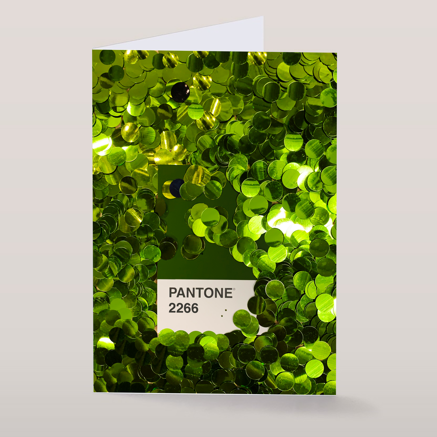 Pantone 2266 Green Holiday Card — Sizemore Color Studios