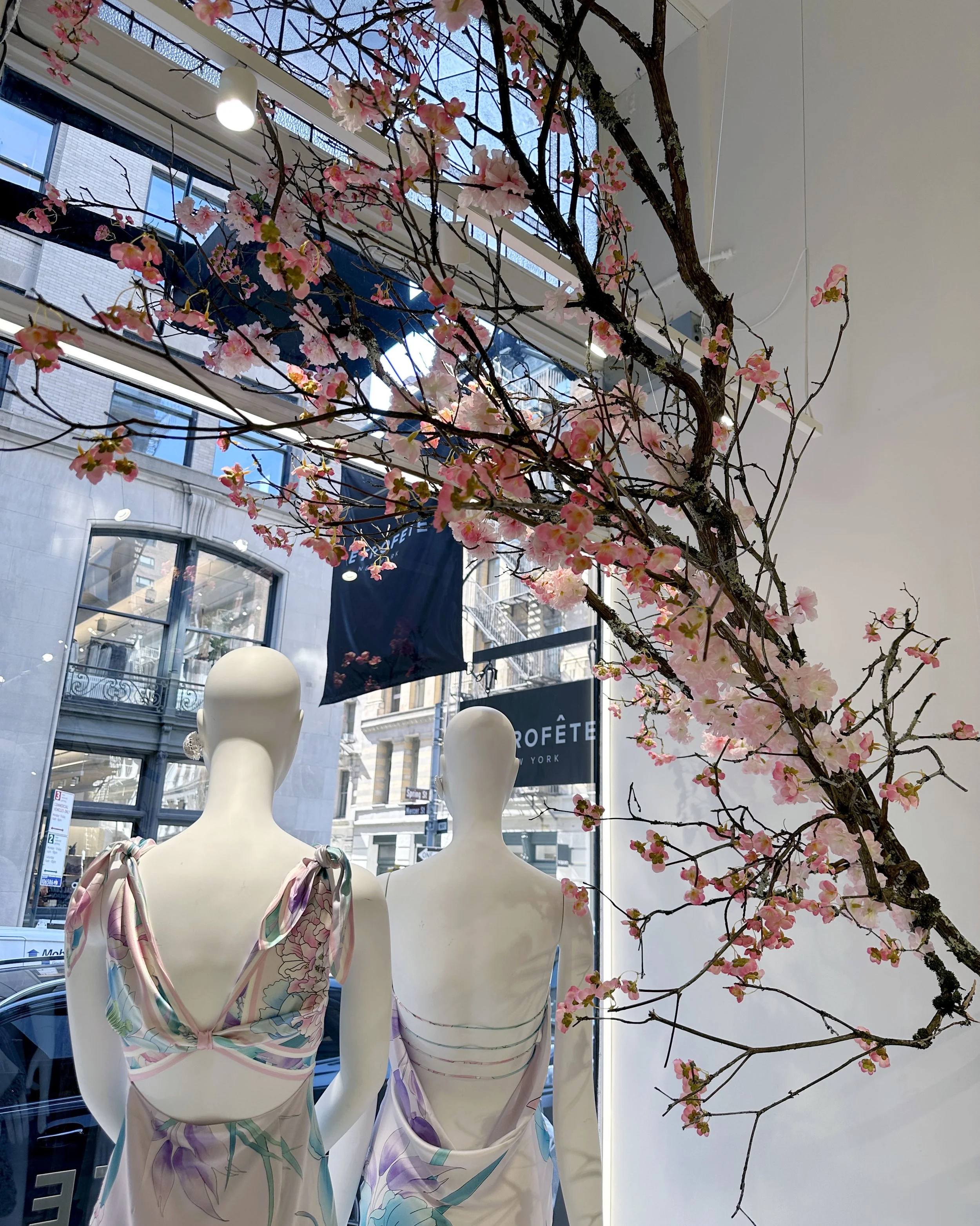 Close up branch construction for RetroFete Soho