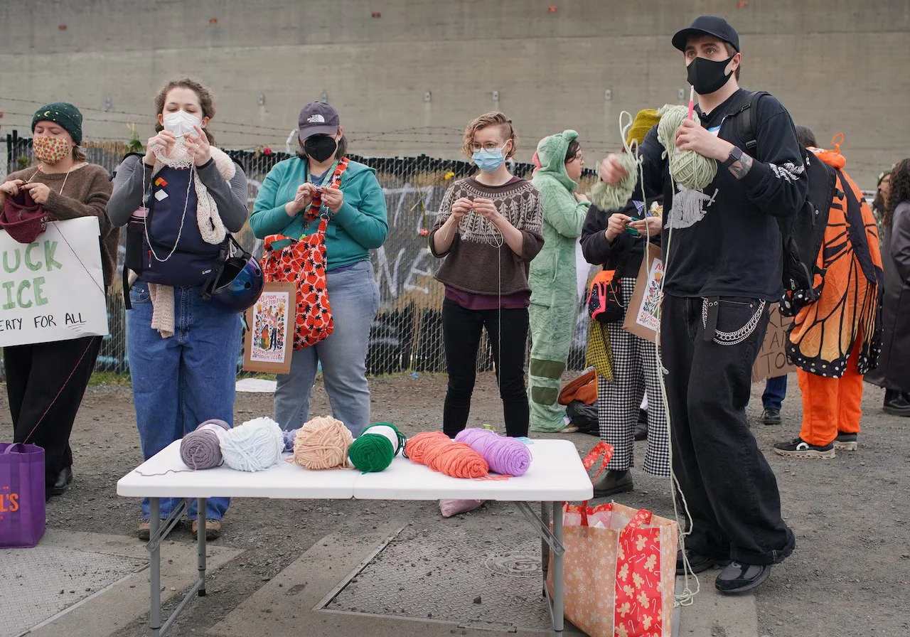 Knit-In (Source: Oregon Live)