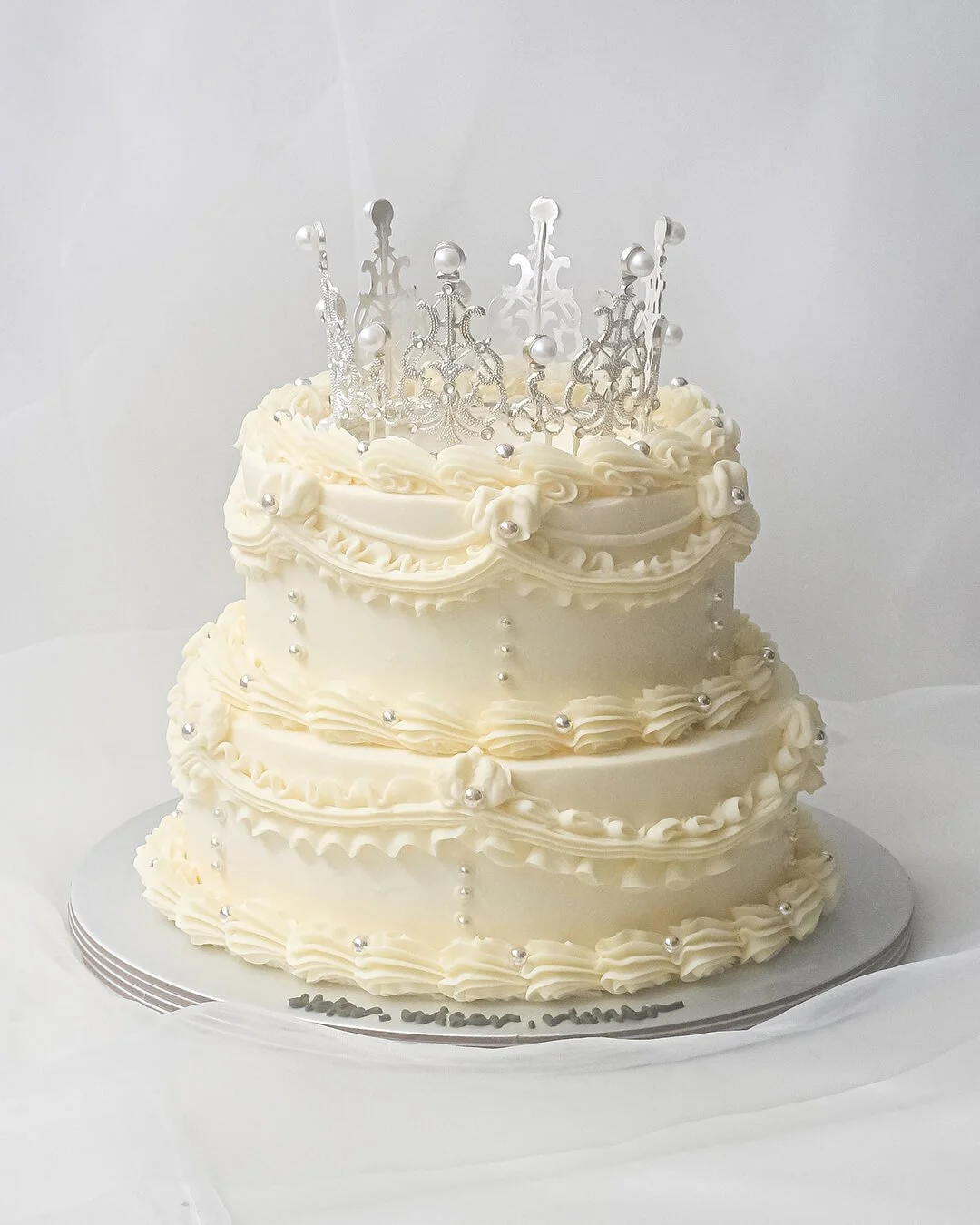 Ivory Tiara 2 Tiers