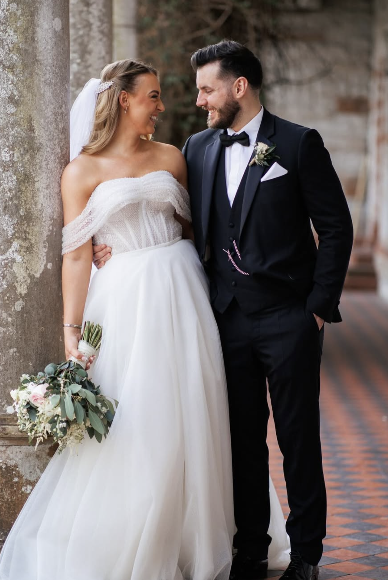 Samuel and Rachel captured at Castle Leslie Wedding Film by Story Through Wedding Films