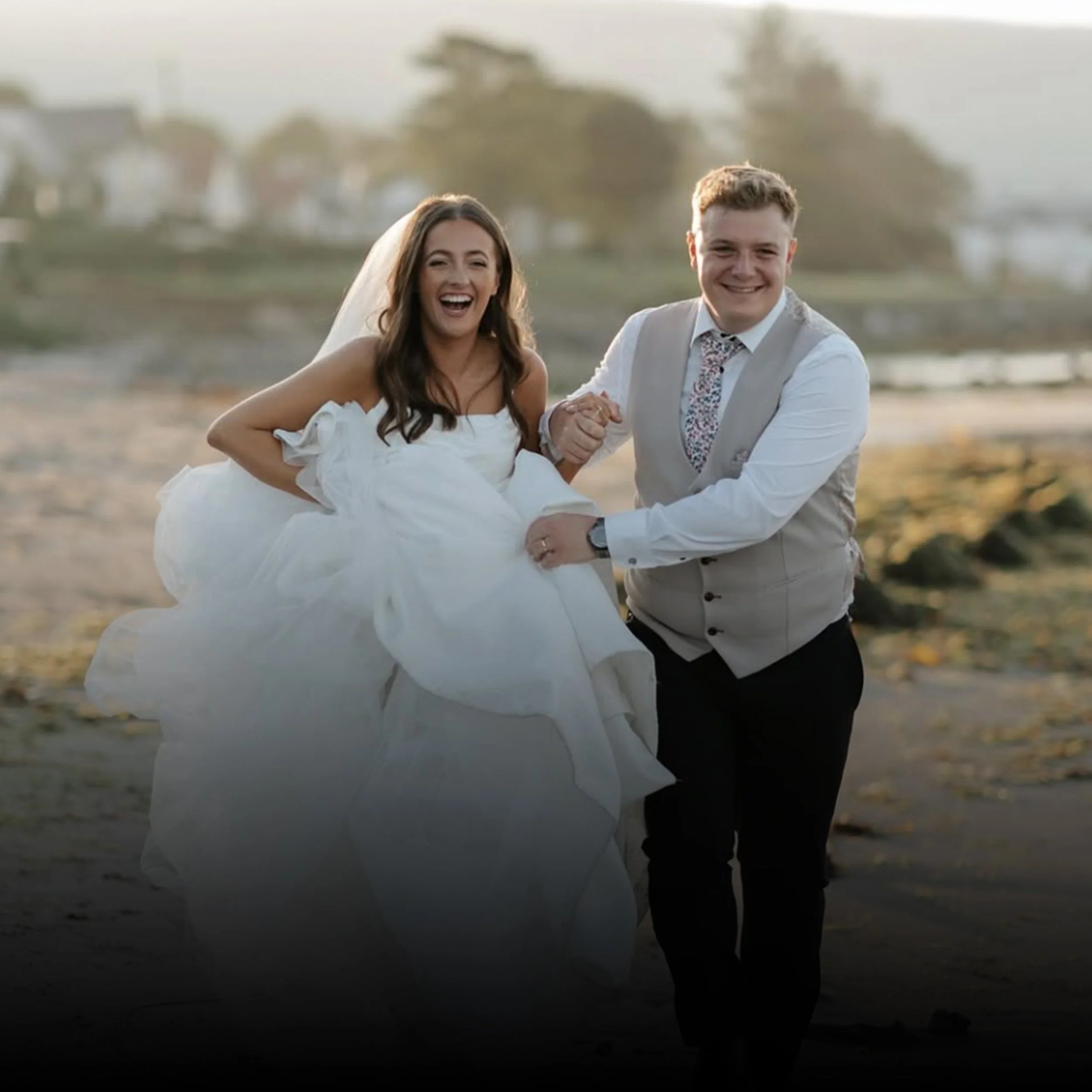 Wedding Film at the beech of Ballygally castle Belfast.