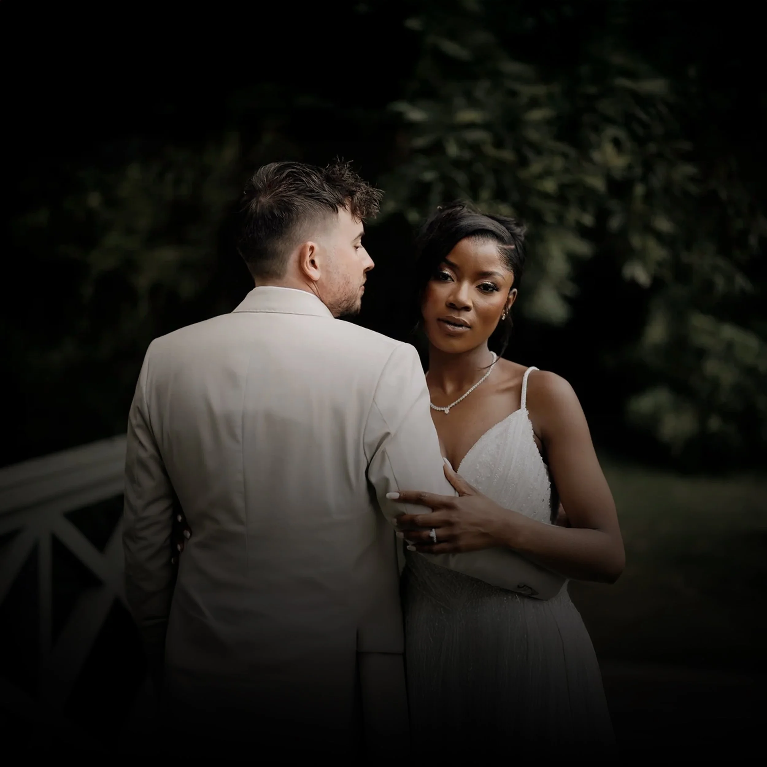 cinematic wedding film in larchfield estate