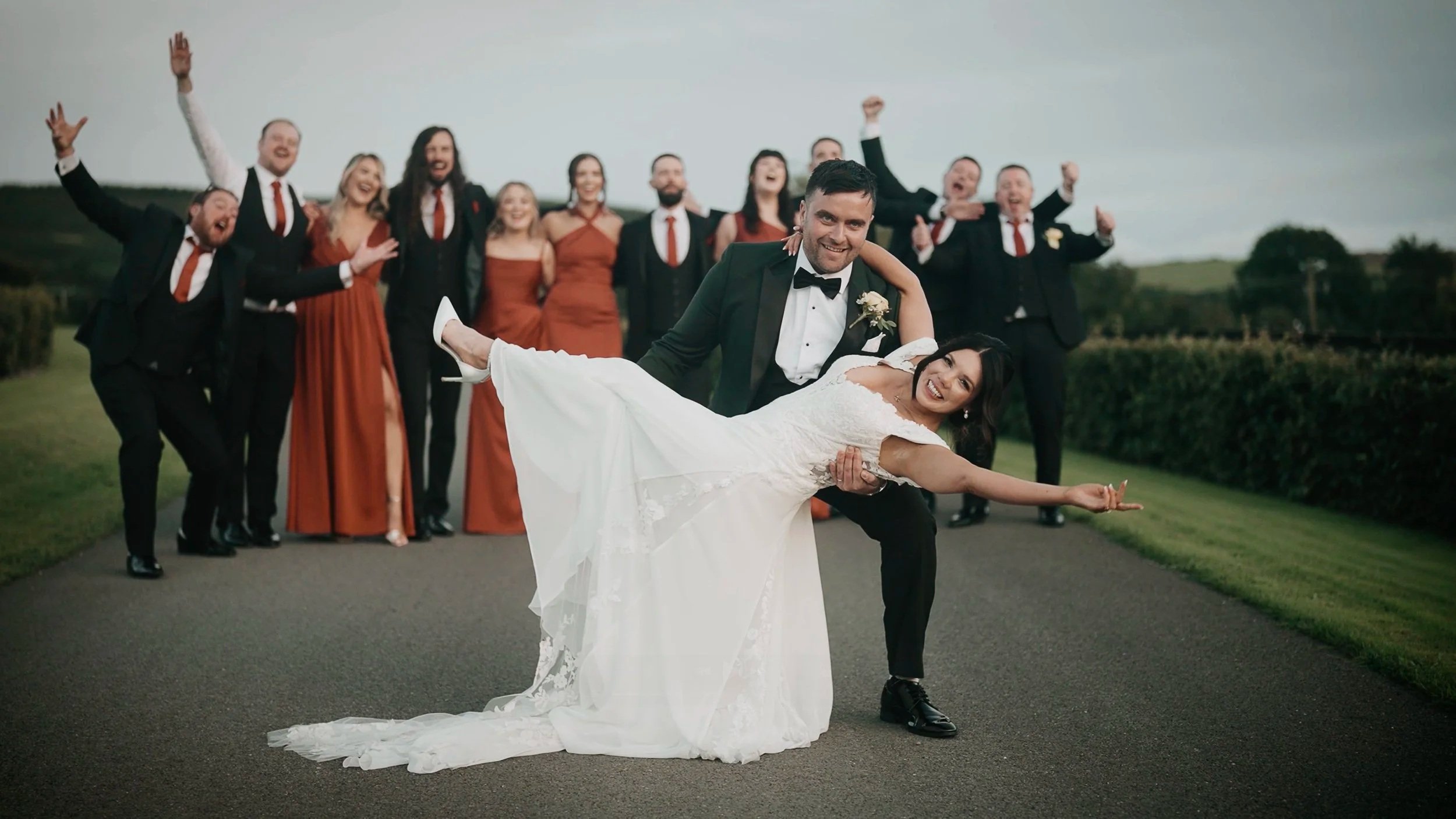 Wedding Film of Karl and Rachel at Poulaphouca House Wicklow by Story Through Wedding Films