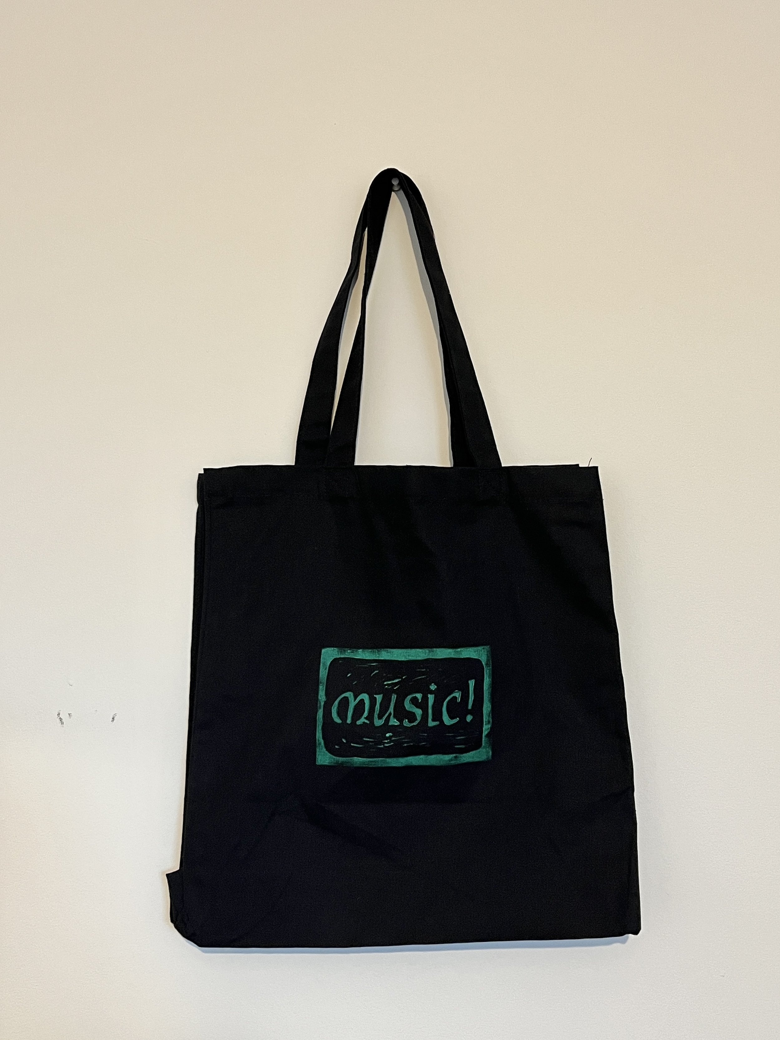 'music!' Heavyweight Tote Bag