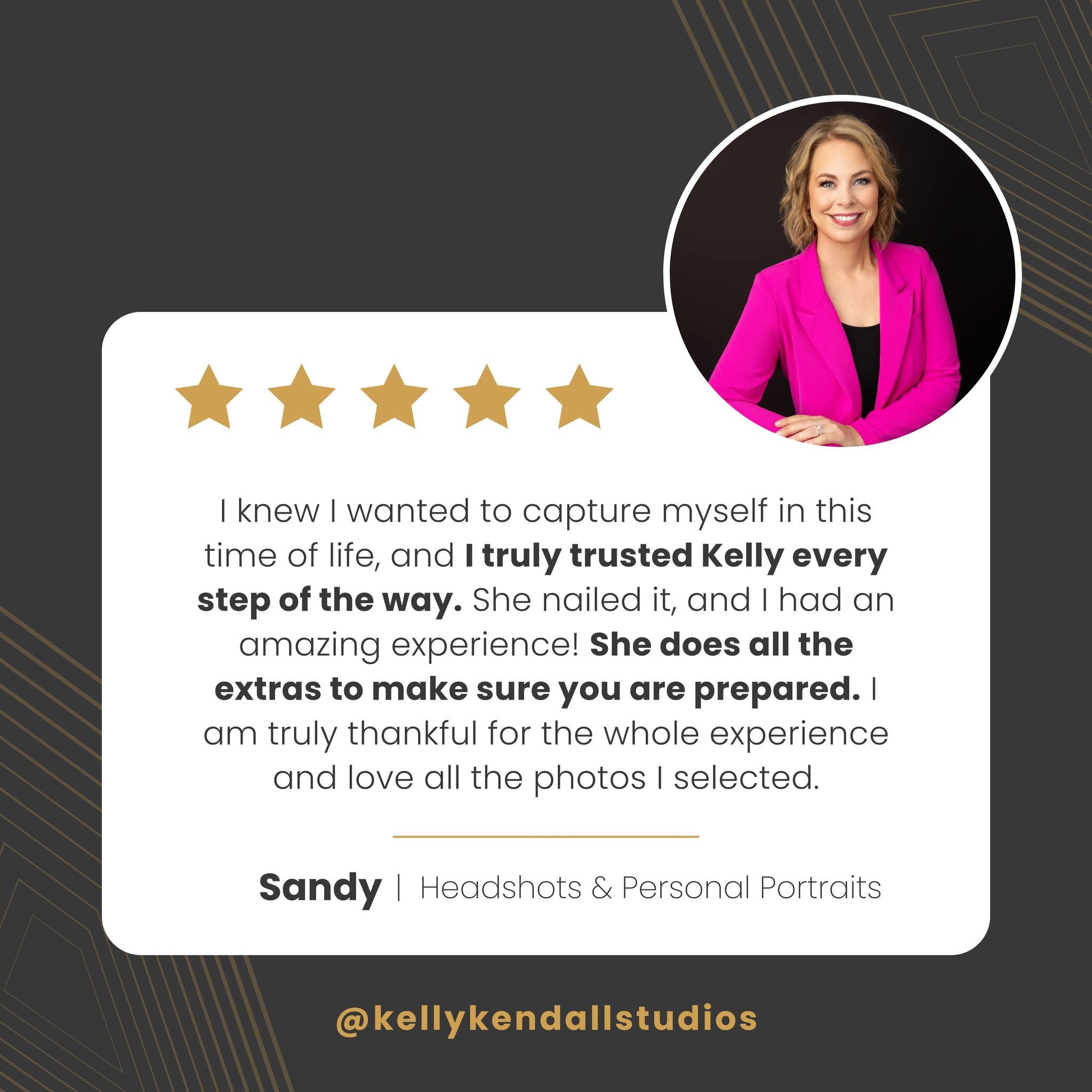 &quot;I knew I wanted to capture myself in this time of my life, and I truly trusted Kelly every step of the way.  She nailed it, and I had an amazing experience! 

She does all the the extras to make sure you are prepared. I had both in studio and o