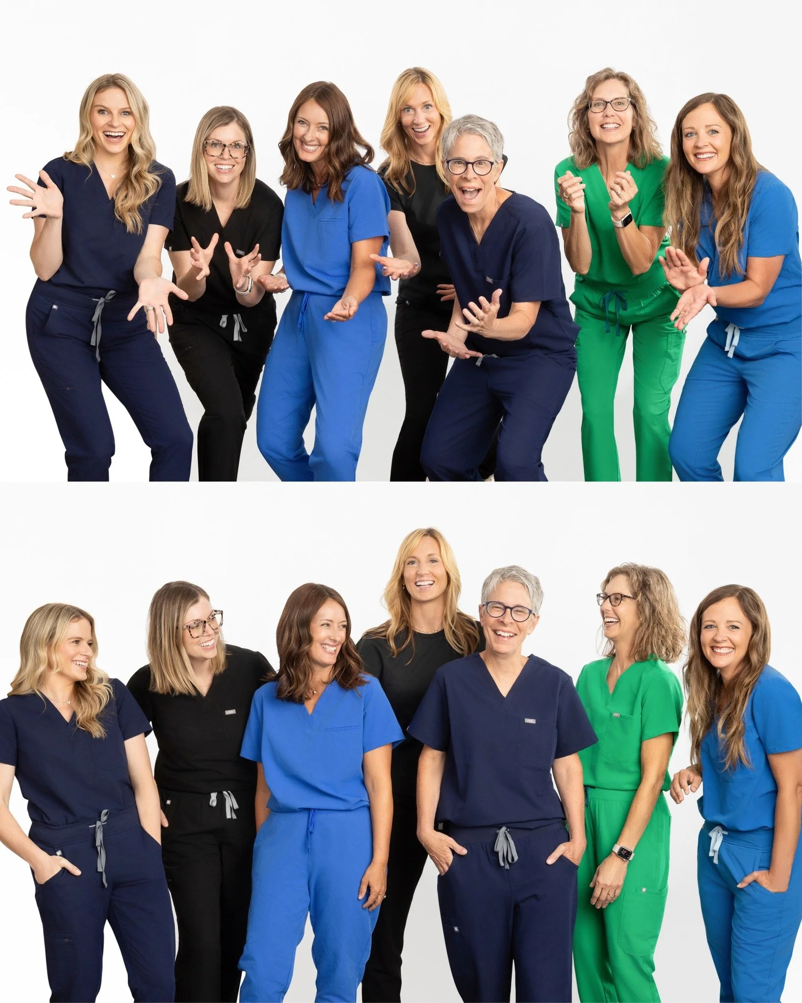 Sometimes during a photoshoot, I&rsquo;ll throw out random prompts just to see what happens. 😂

In this case, I told the Madison Women's Health team:
&ldquo;Show me what it would look like if you were catching a baby and cheering on moms.&rdquo;

An