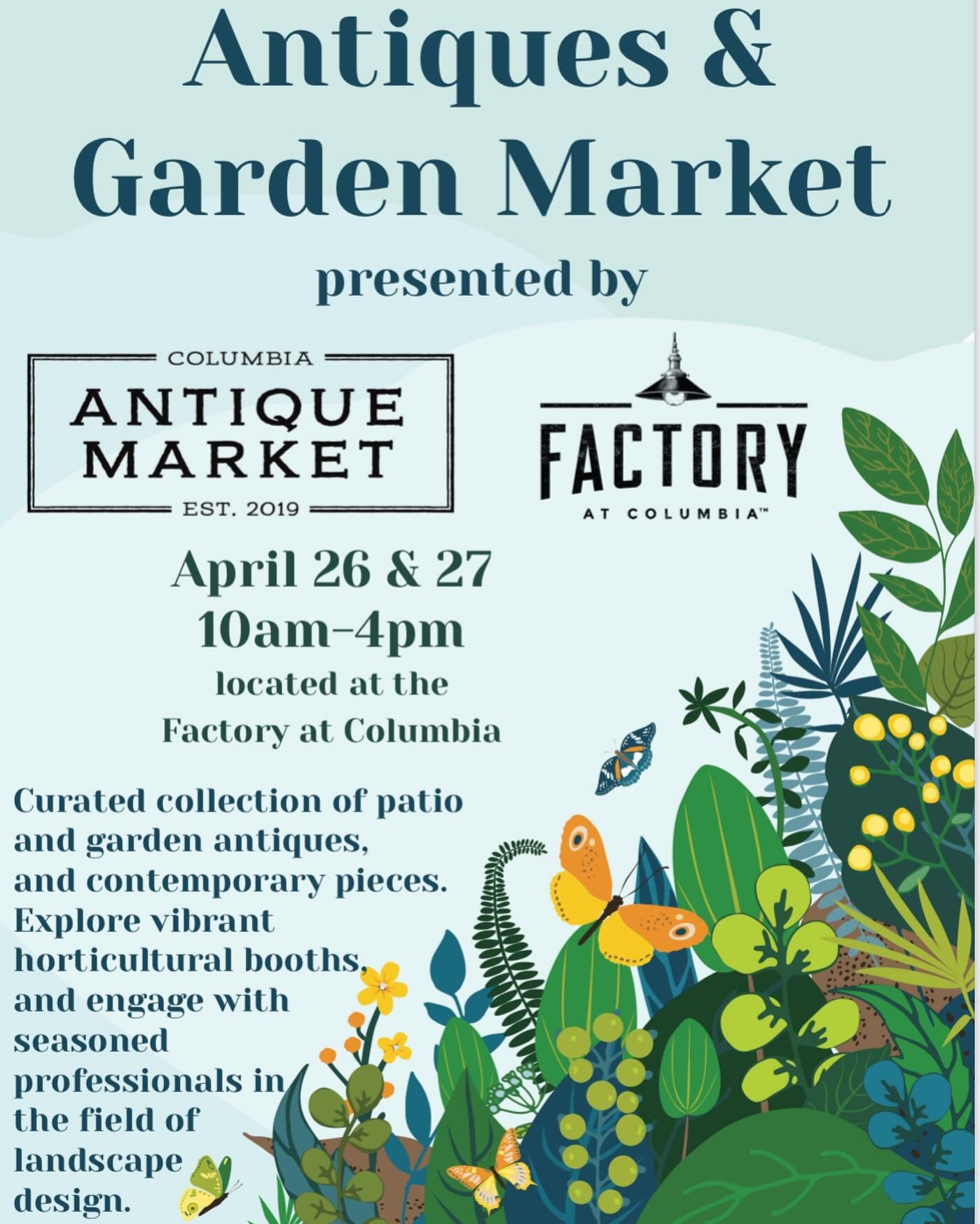 We are almost there. Some vendor spots remain. Sign up on our website:  factoryatcolumbia.com

#factoryatcolumbia #columbiaantiquemarketplace #antiques #vintage #contemporary #garden #gardening #naturalproducts #outdoorliving #patio #columbiatn #maur