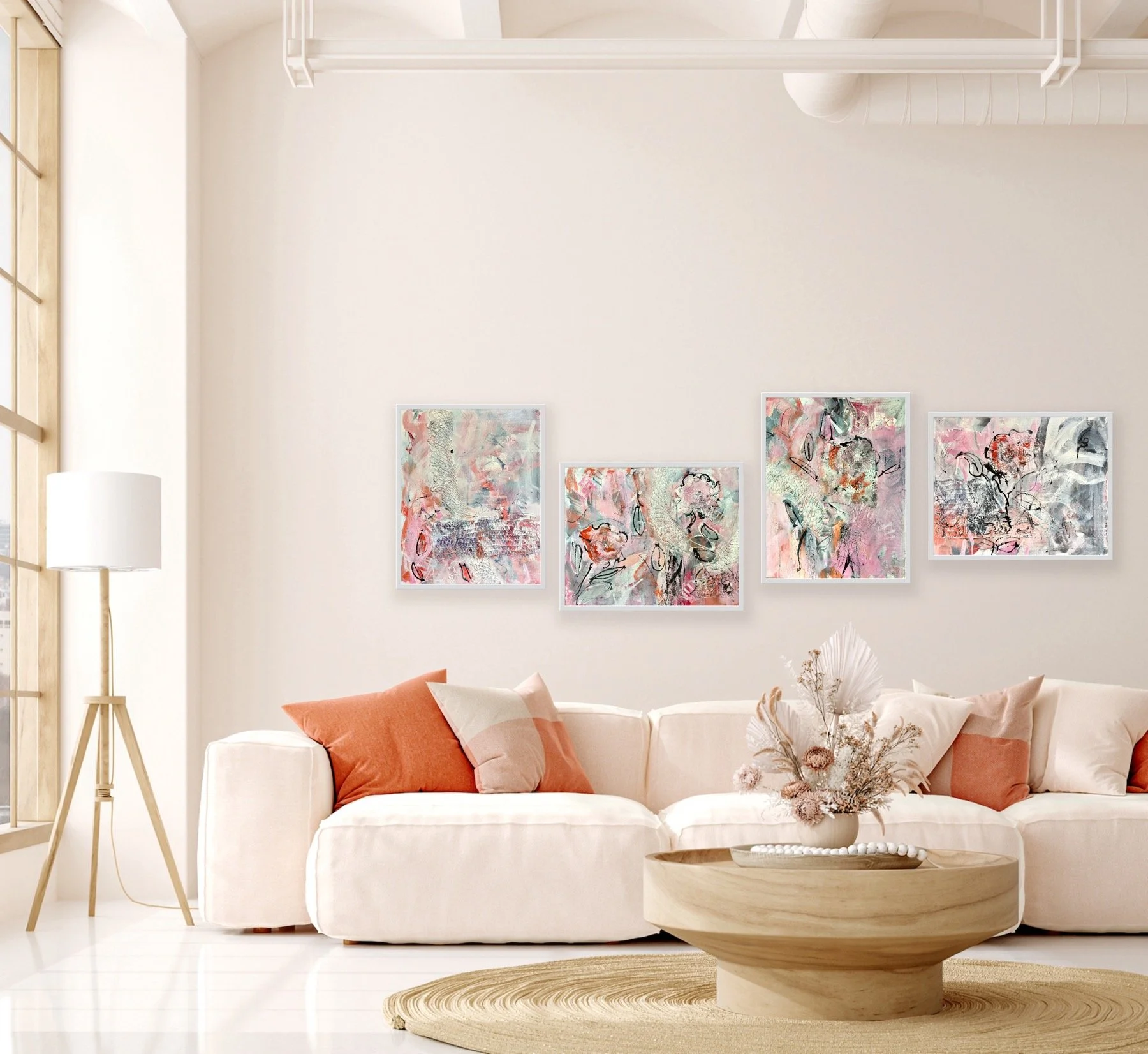 From Pink I, II, III, IV (group of 4)