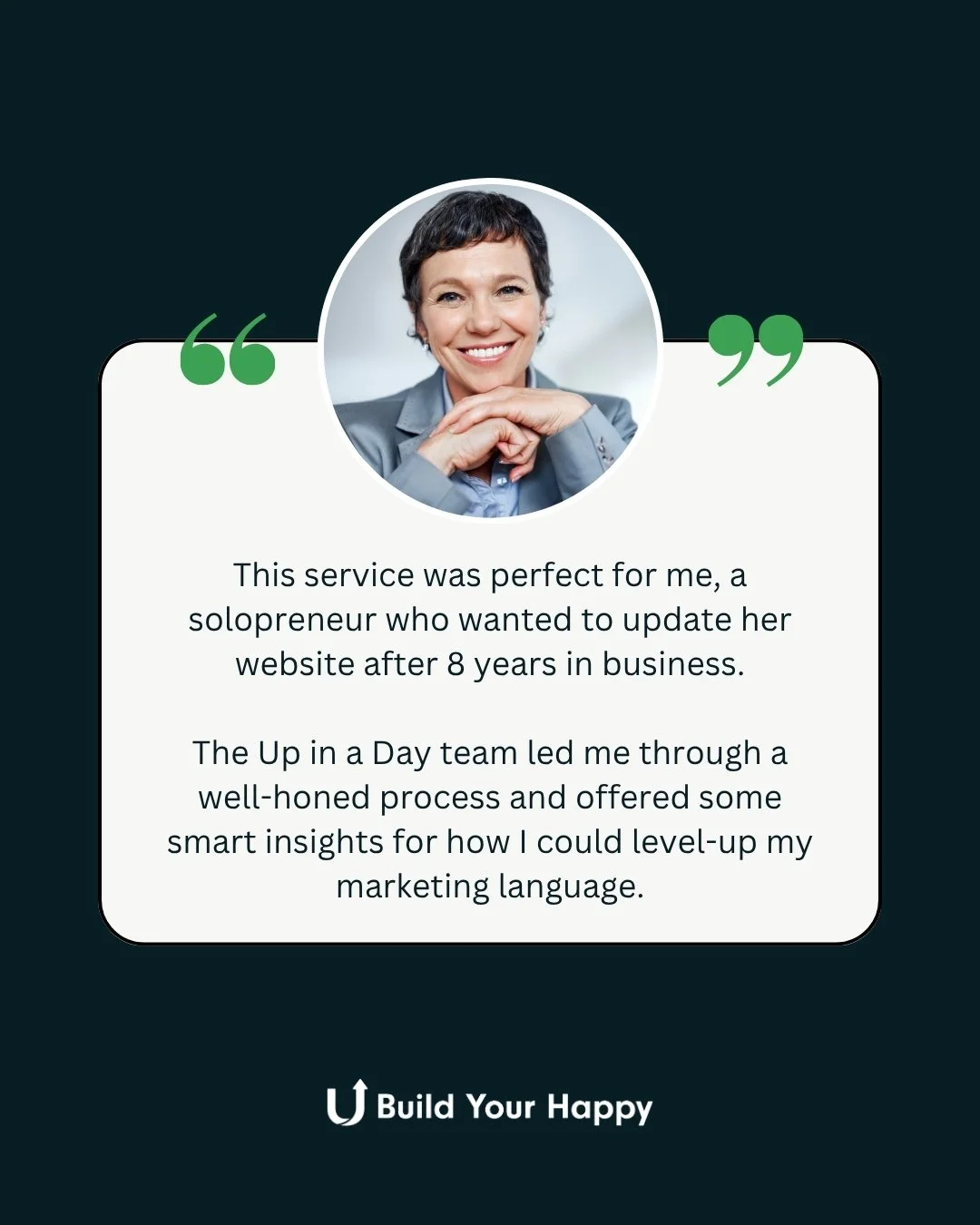 Grateful for this thoughtful review from a client who came to us to revamp her website after 8 years in business. 🙌

Whether you&rsquo;ve been in business 2 years or 10+, your website should keep up with your growth, look current, and be visible on 