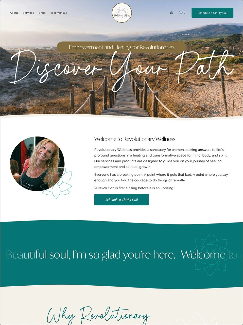 Revolutionary Wellness - Website Design by Up in a Day.jpg