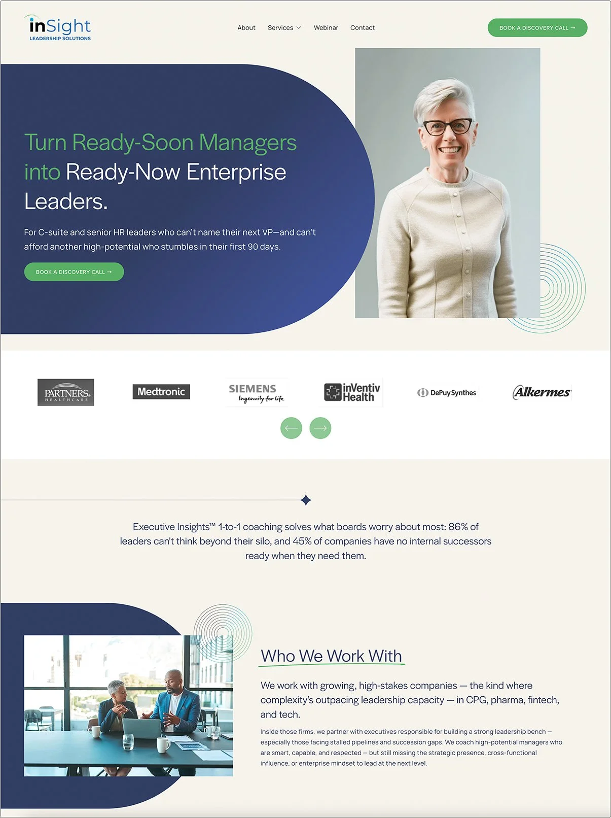 Website Design in a Day for InSight Leadership Solutions by Up in a Day