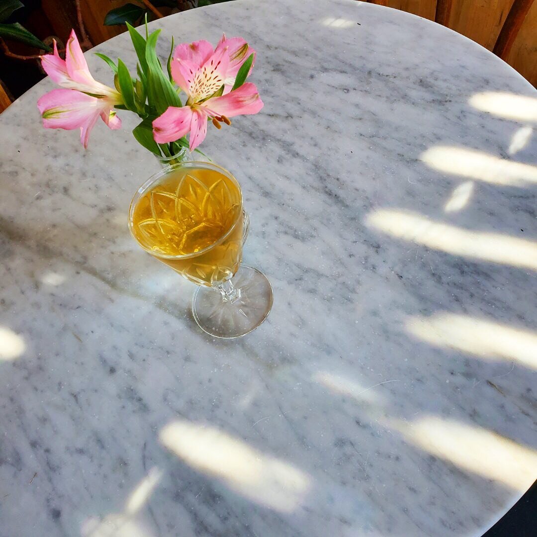 You must come try our In Bloom cocktail before summer&rsquo;s end 🌸☀️