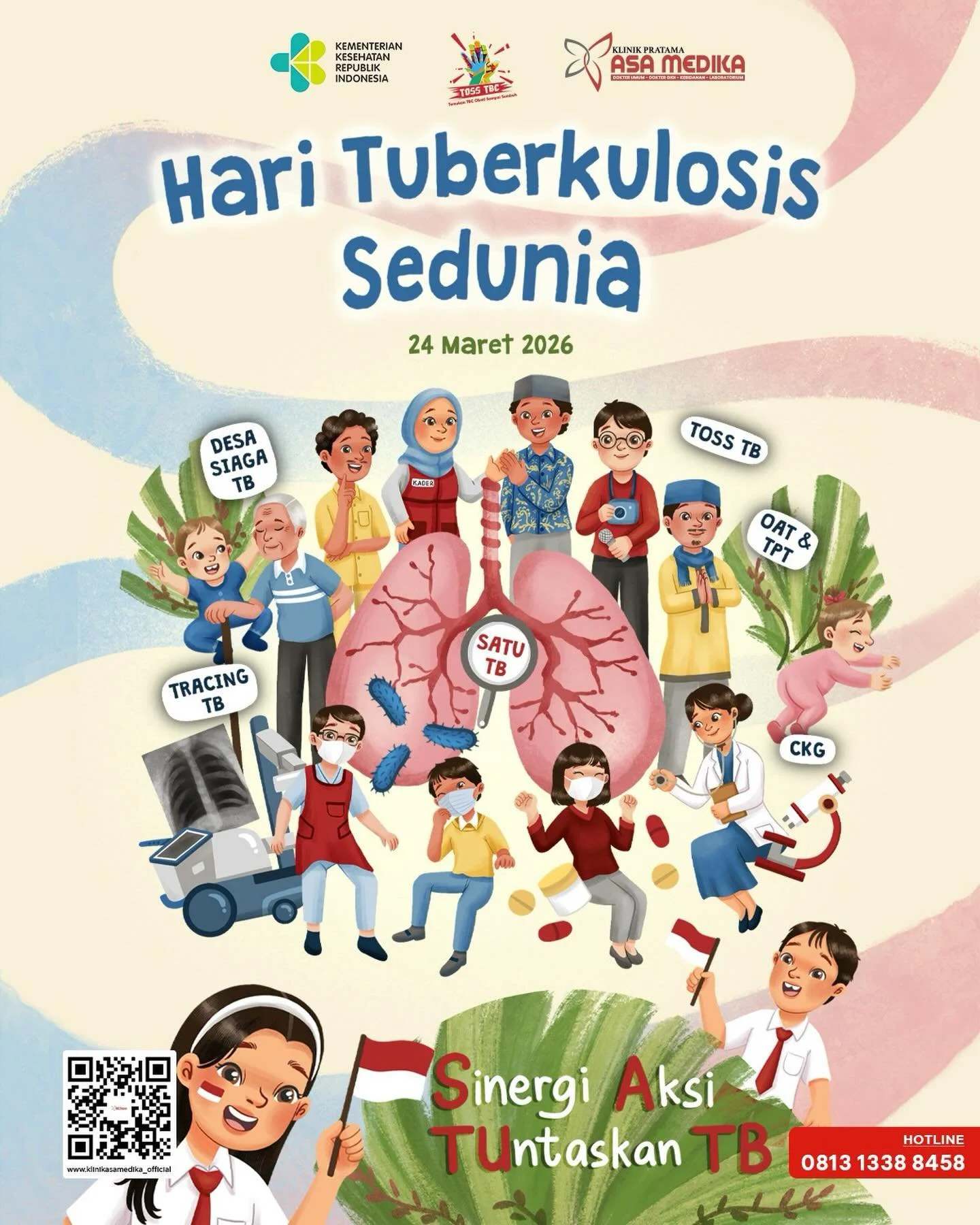 [Klinik Asa Medika | Hari TBC Sedunia]

Salam Sehat dan Bahagia

Kami segenap keluarga besar Klinik Asa Medika mengucapkan:

&ldquo;Selamat Hari TBC Sedunia&rdquo;

Yuk, deteksi dini di Klinik Asa Medika sekarang! Lindungi dirimu dan keluargamu❤️

-C