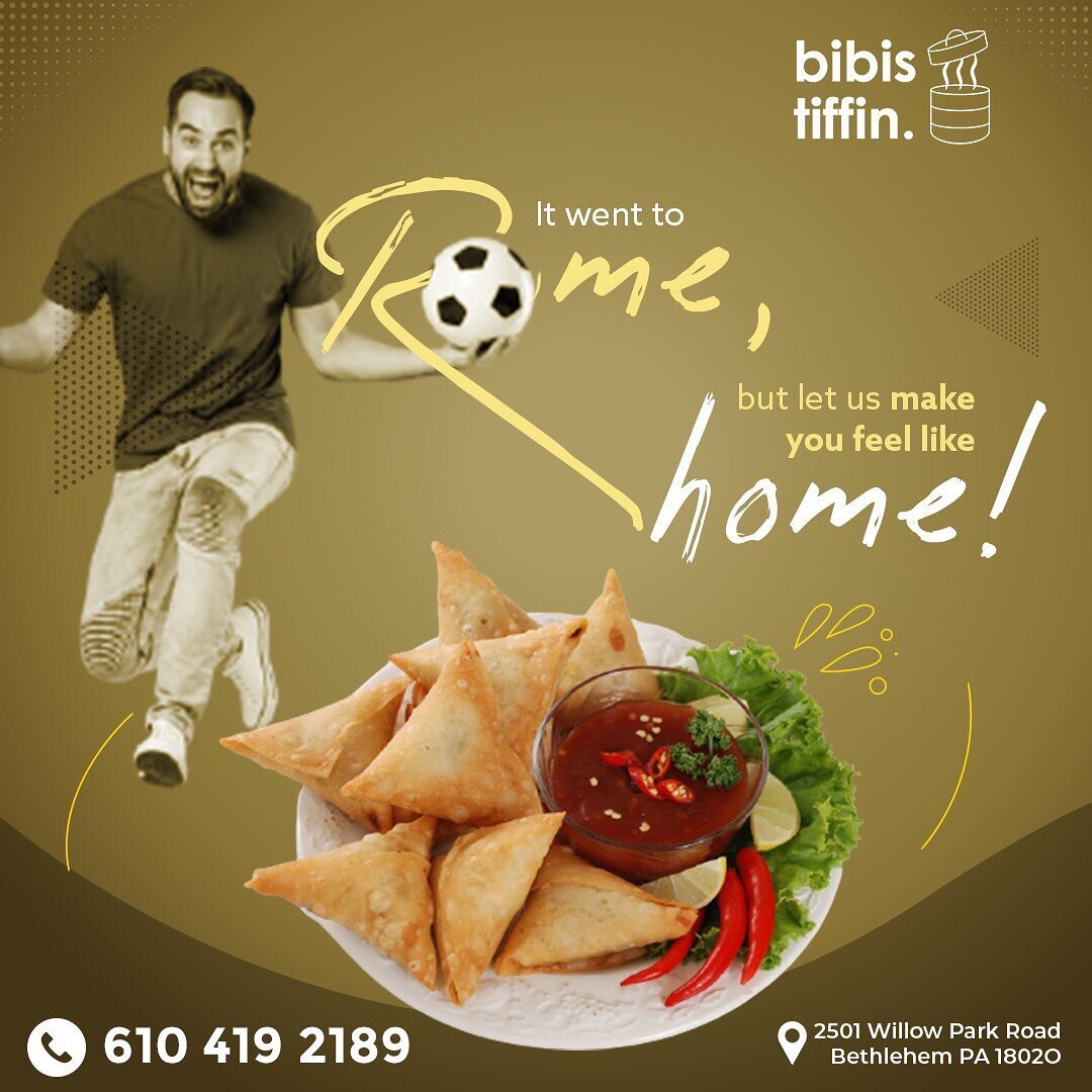 Our range of Indian Street food will surely make you feel right at home! 

Come visit our Caf&eacute; or call to place your order for delivery. 
#indianfood #indianstreetfood #foodgasm #foodgram #foodie #foodiesofinstagram #foodstagram #euro2020final