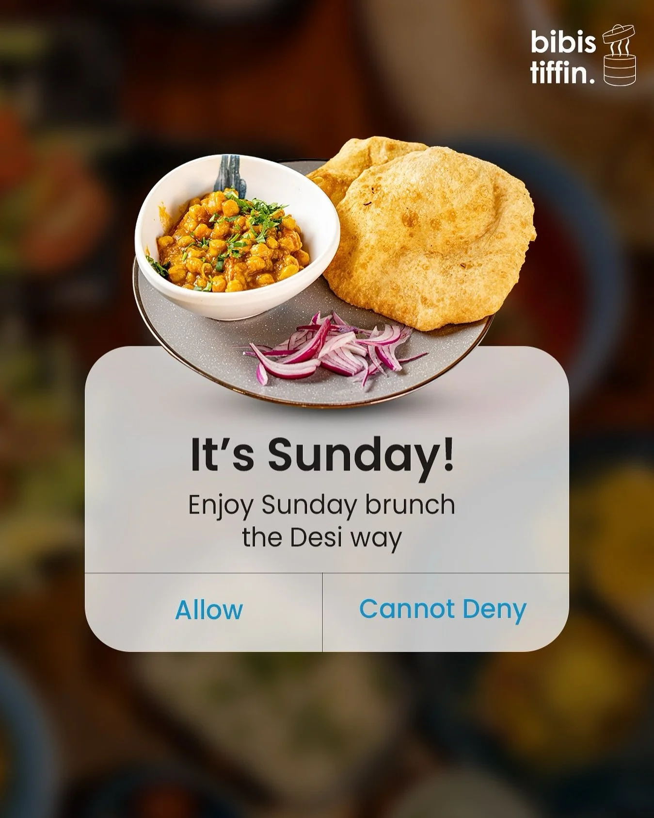 Sunday is for over eating! 💁&zwj;♀️

Come over and enjoy a feast at either of our 2 locations! 

[Sunday, Sunday Brunch, Choley Bhature, Weekend, Weekend plans, Indian Food, Indian Cuisine, Bethlehem, Macungie, Bibis Tiffin]