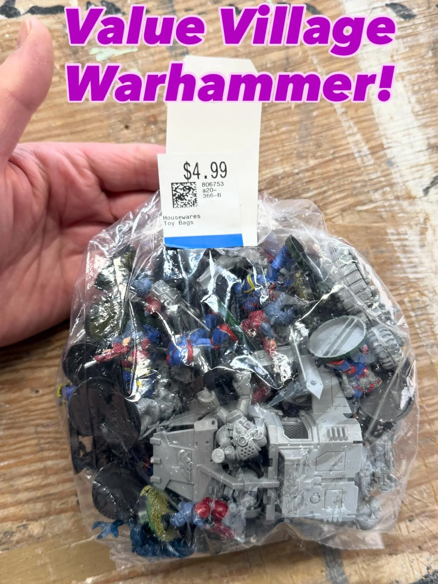 For the Warhammer-ers, a solid Value Village grab bag of miniature nostalgia. Looking forward to getting these stripped and ready for painting! #warhammer40k #usedwarhammer #nostagiahammer #warhammer40ksecondedition #thrifting