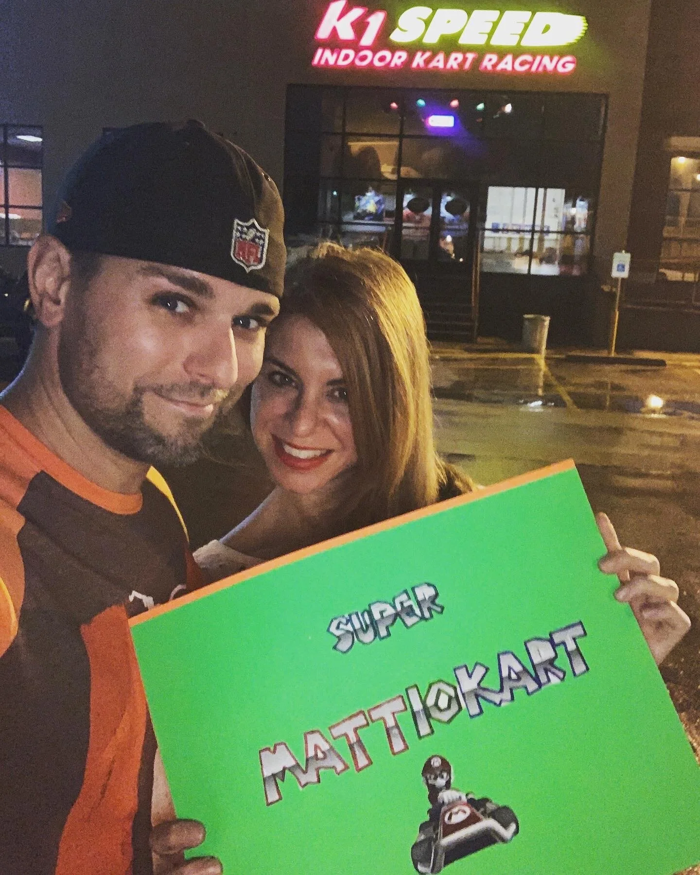 Cheering on our friend in his race