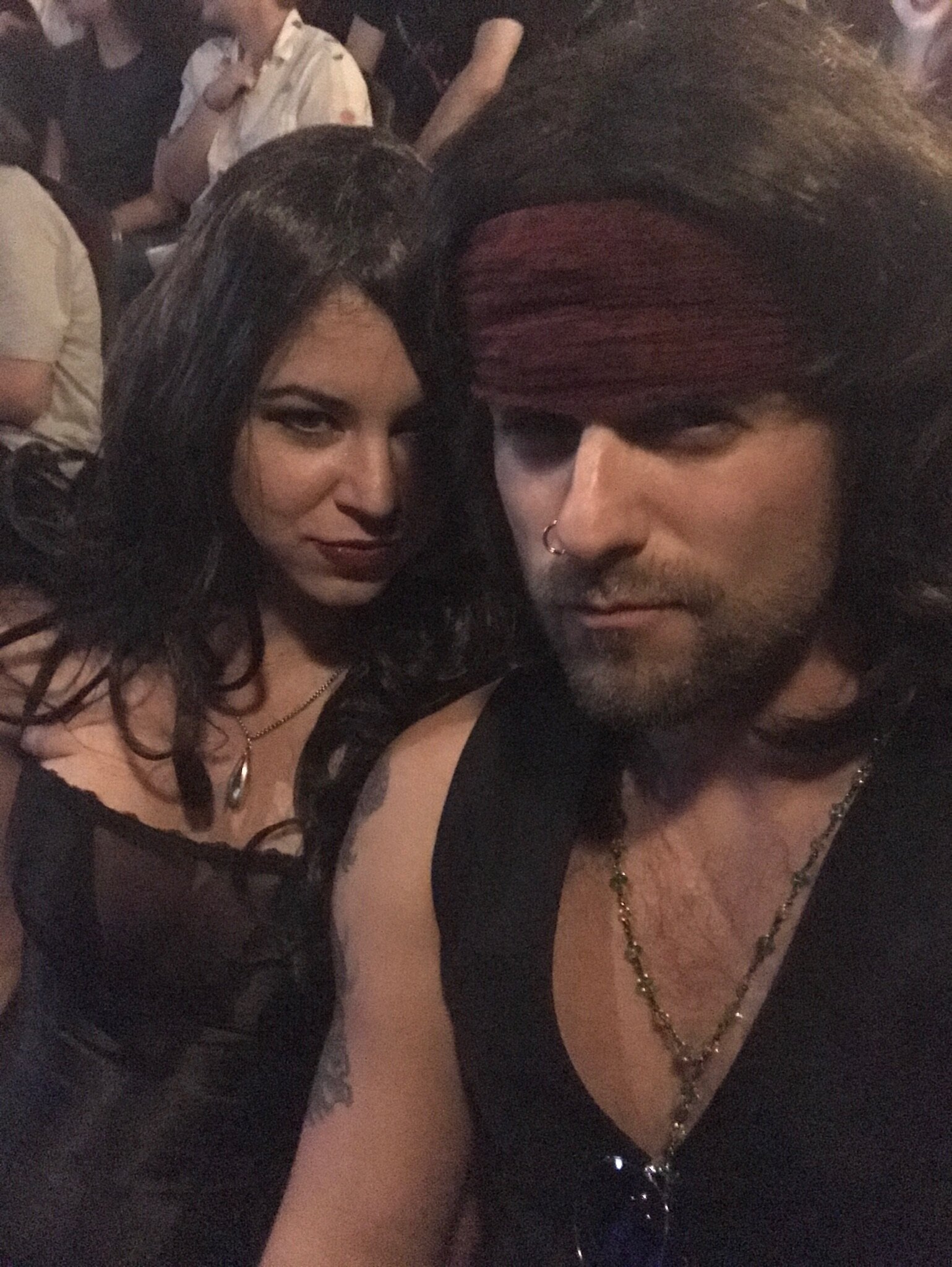 Our very first Halloween together.  This is what procrastination looks like.