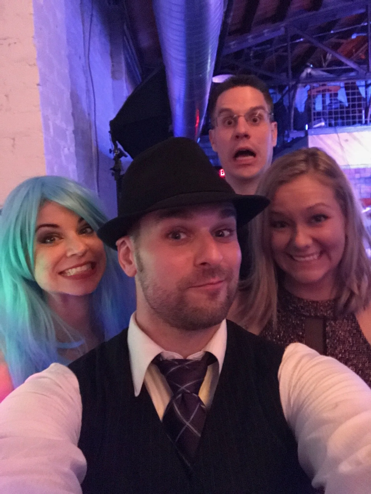 NYE event, making friends with new people (pre COVID)