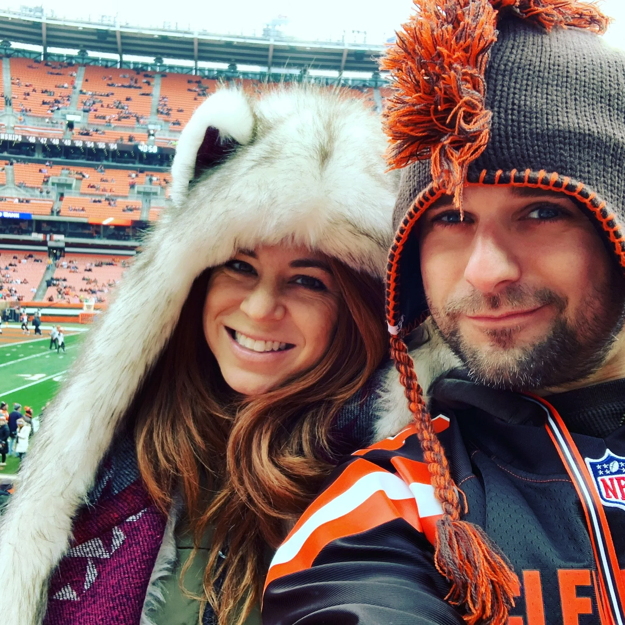 Our first "HOME" Browns game together